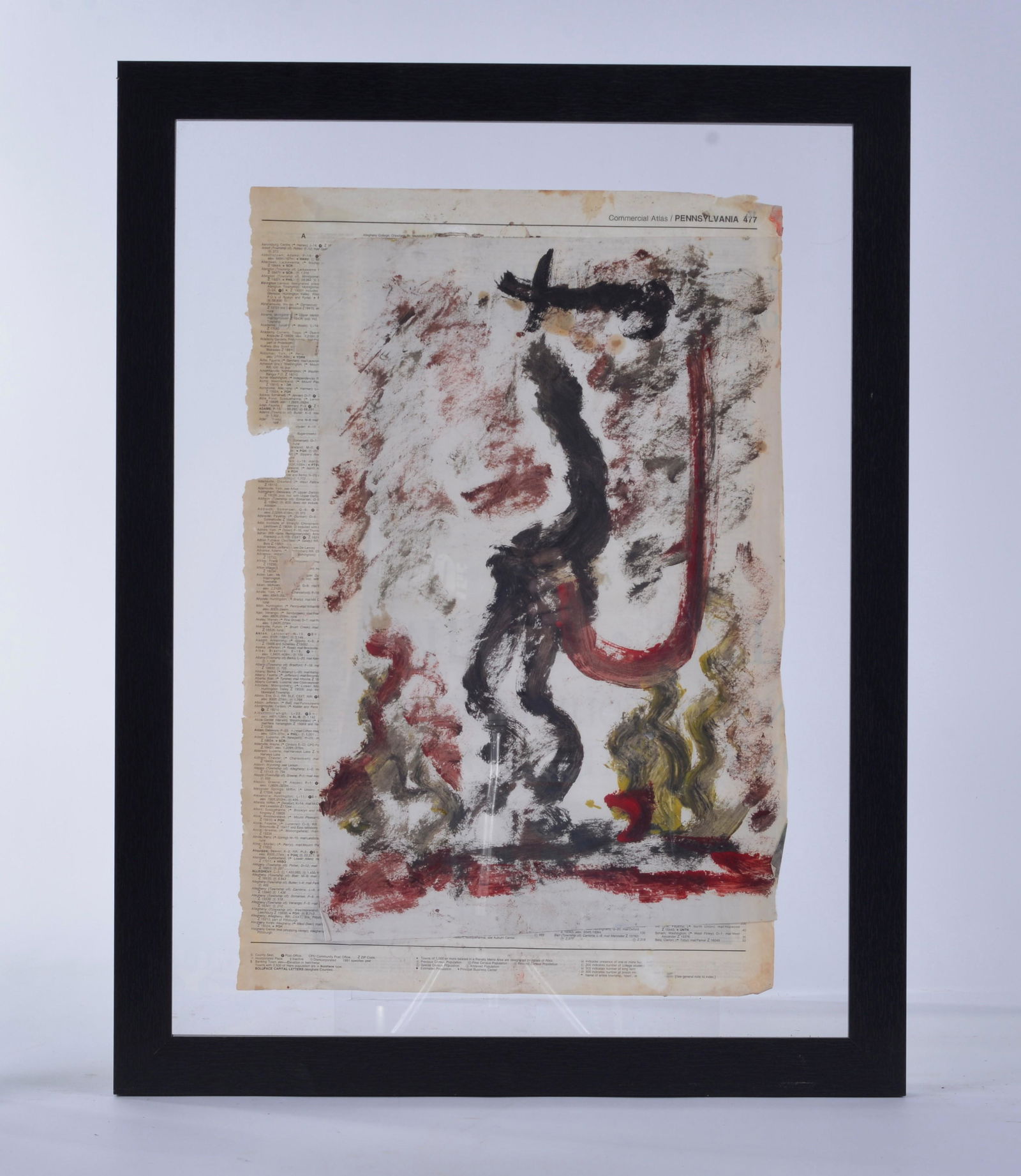 Purvis Young Painting (framed) (1 of 6)