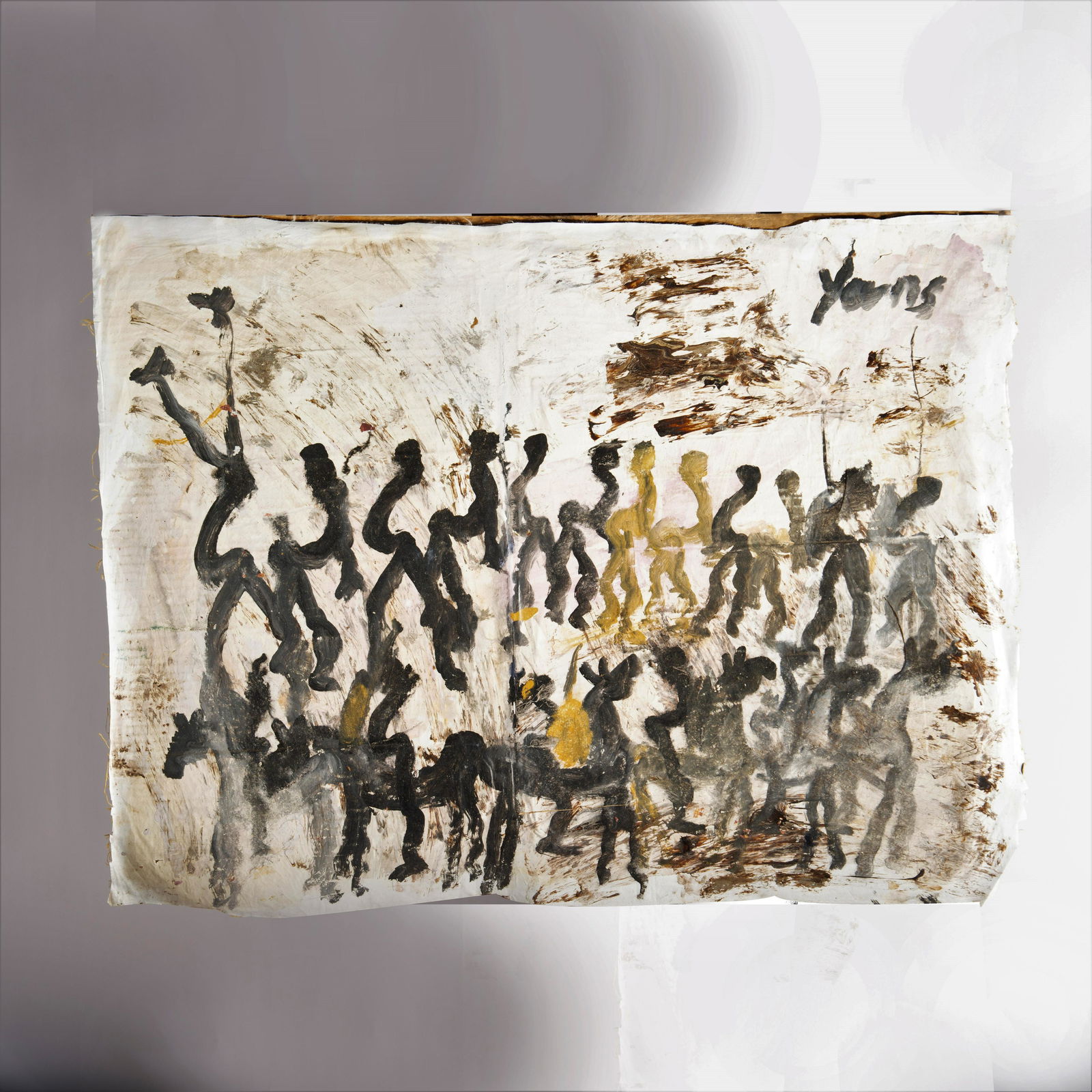 Purvis Young Painting (canvas) (1 of 4)