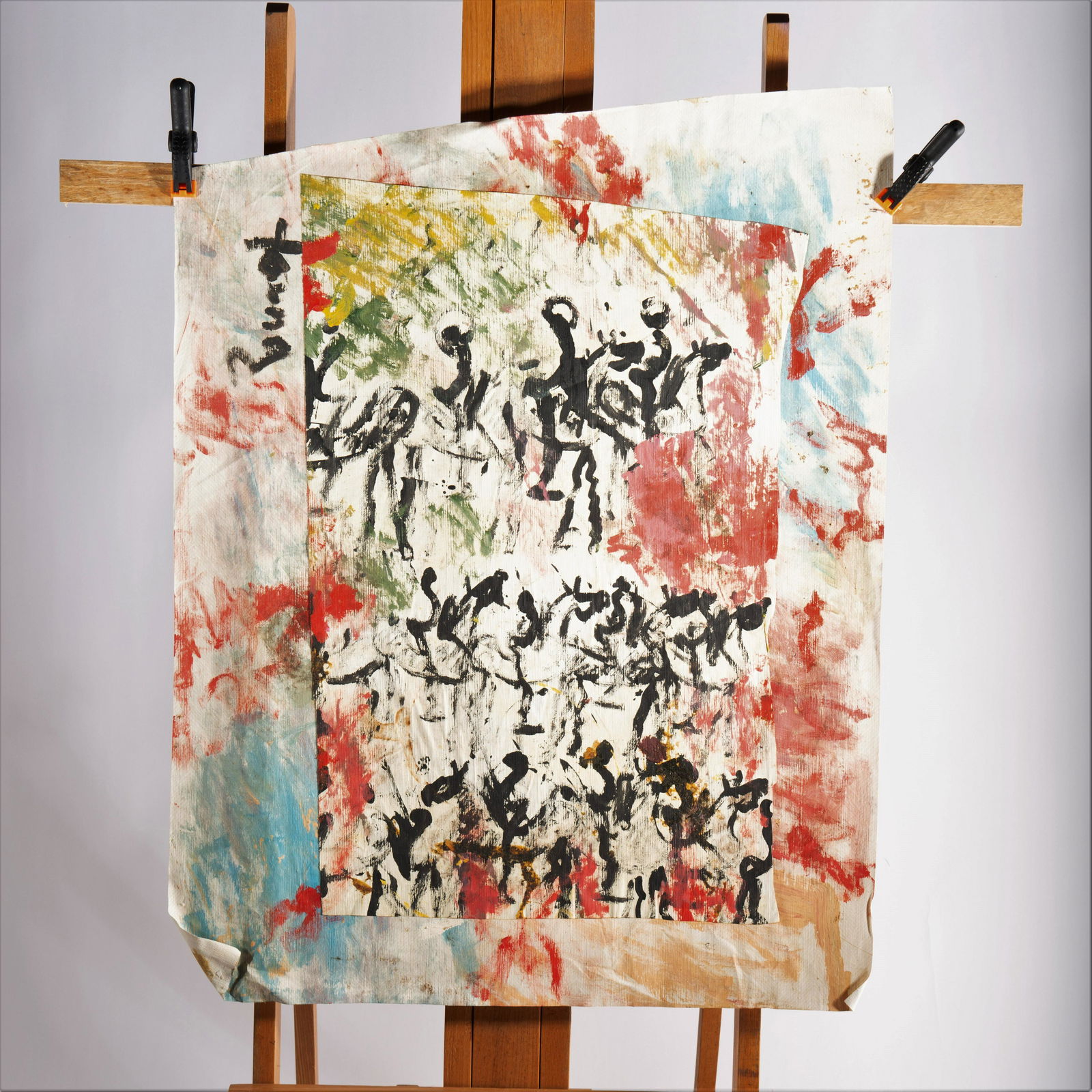 Purvis Young Painting (canvas) (1 of 4)