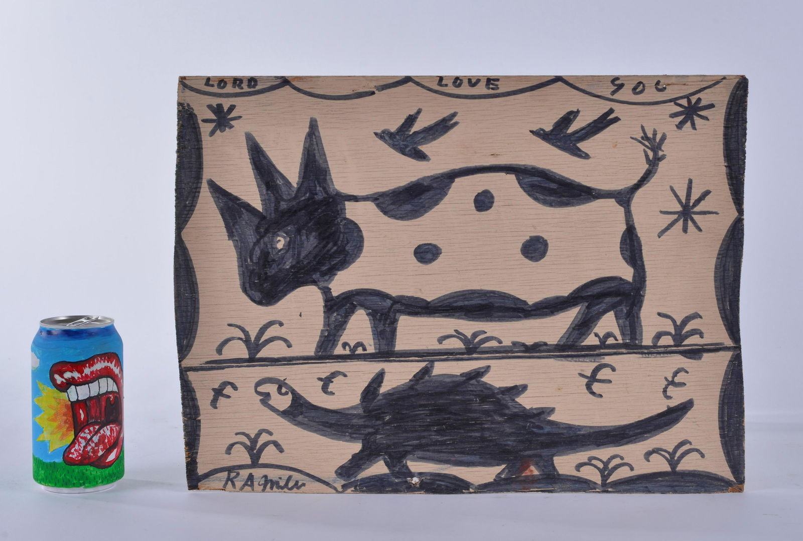 RA Miller Folk Art (2x dinosaur) (1 of 2)