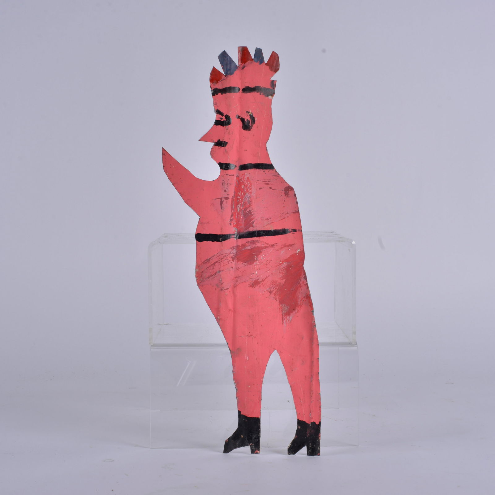 RA Miller Cut Out Tin (red indian) (1 of 2)