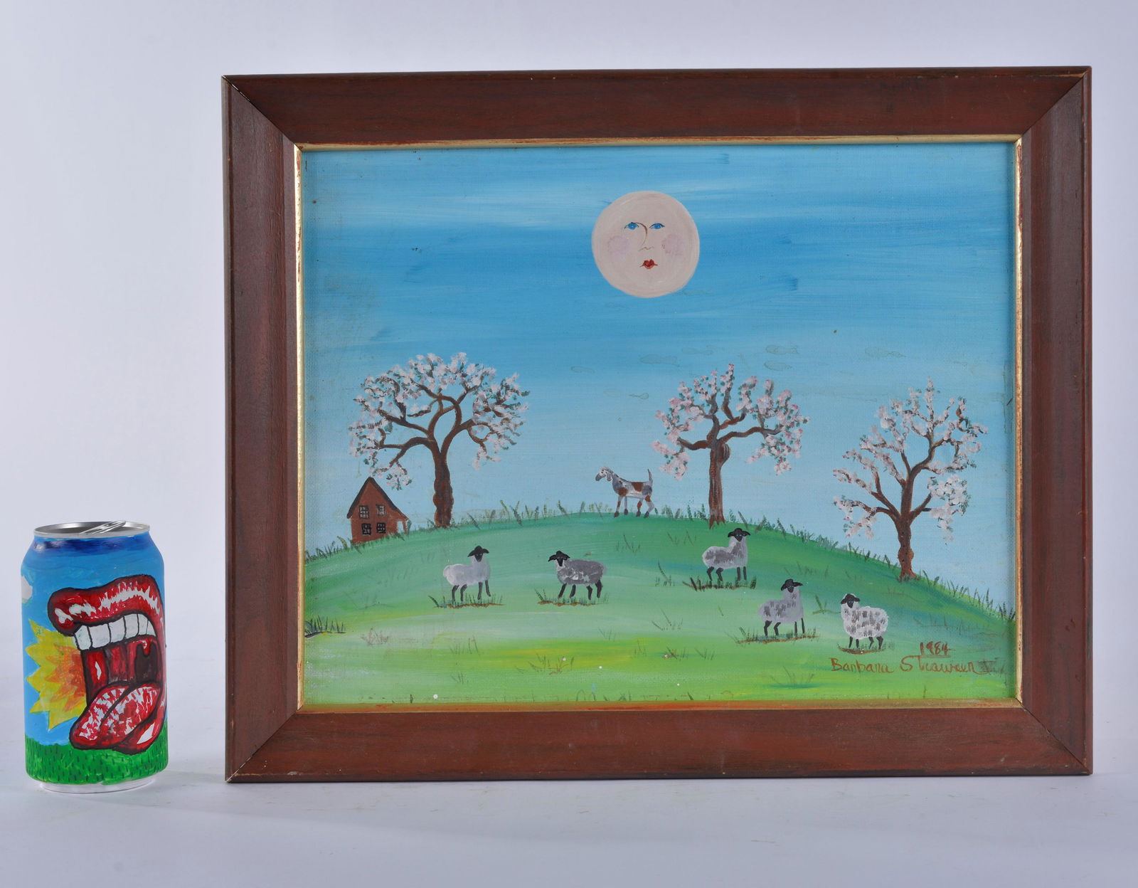 Barbara Strauser Painting on board (framed) (1 of 4)