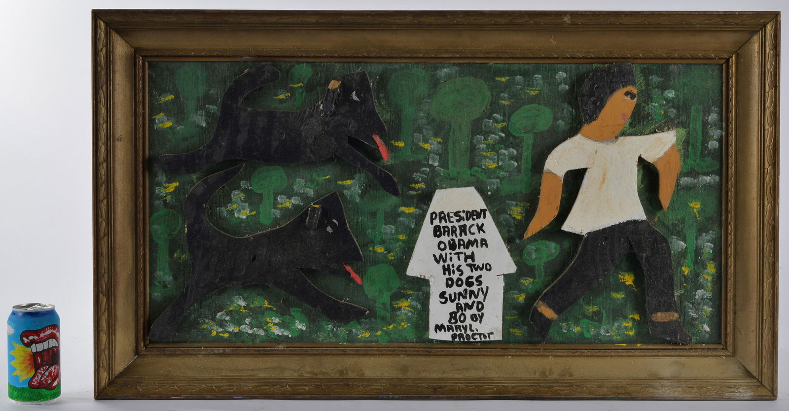 Mary L Proctor b. 1960 (Obama and dogs) (1 of 7)