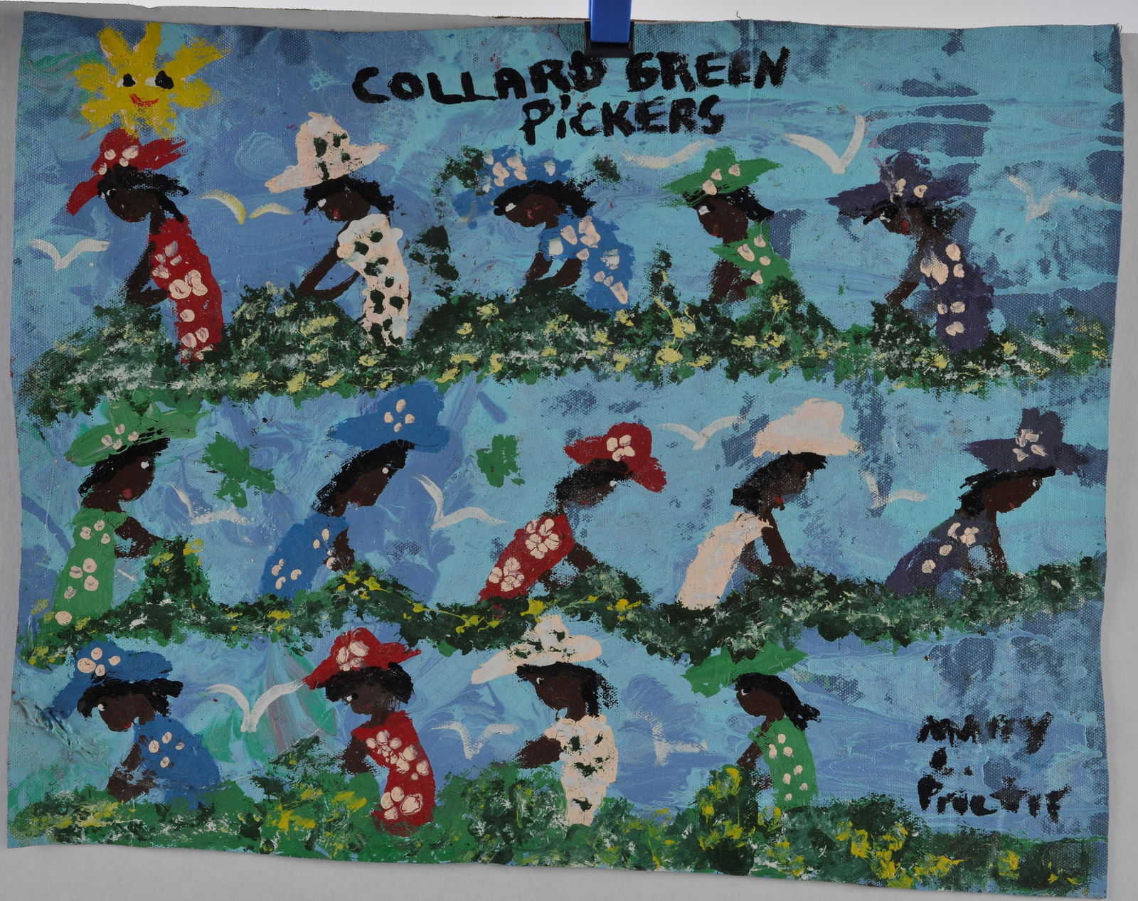 Mary L Proctor painting (collard greens) (1 of 7)