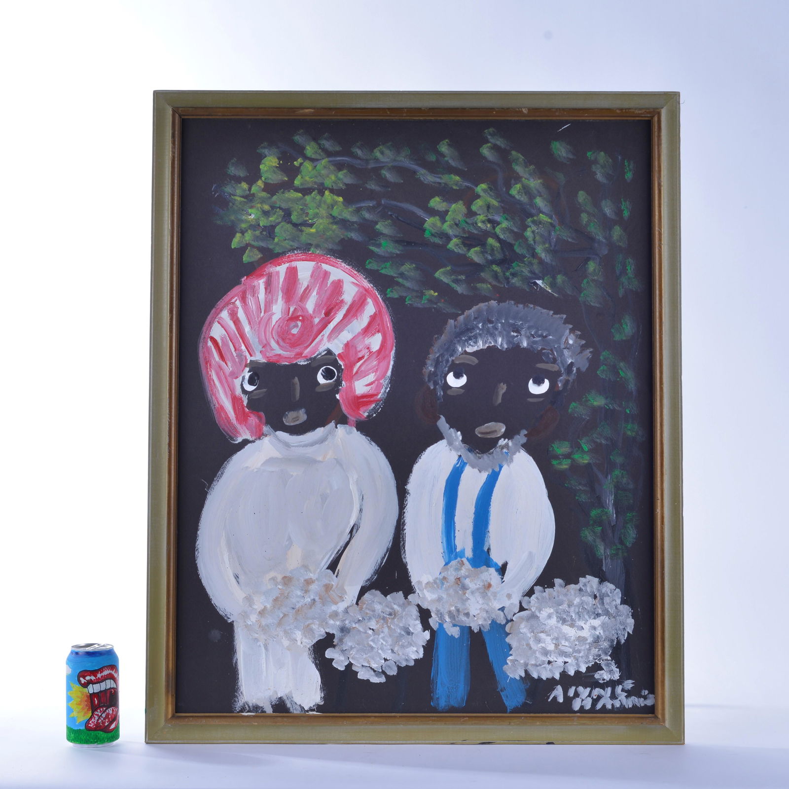 Alyne Harris painting (man and woman) (1 of 5)