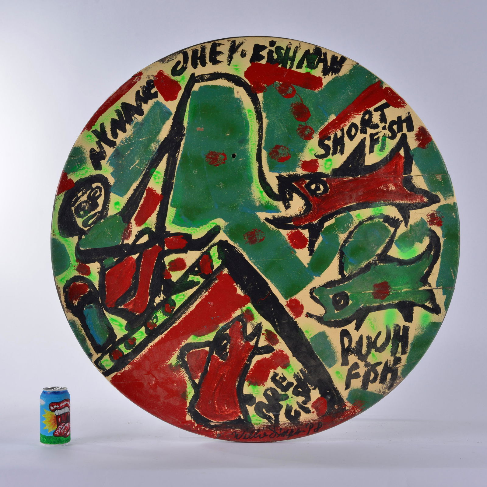 Willie Jinks Painting on wood (fishing) (1 of 5)