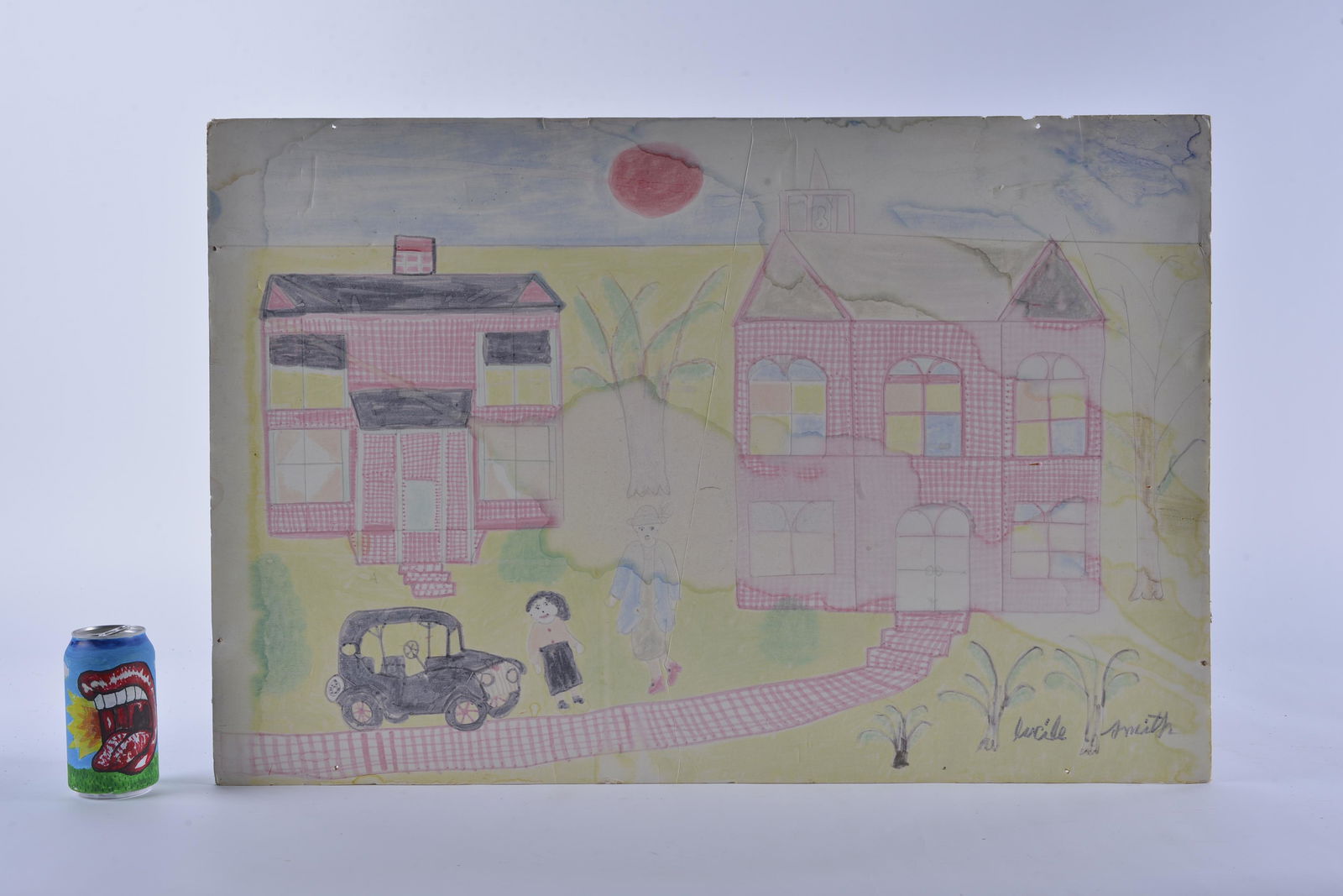 Lucile Smith drawing on poster (1 of 6)