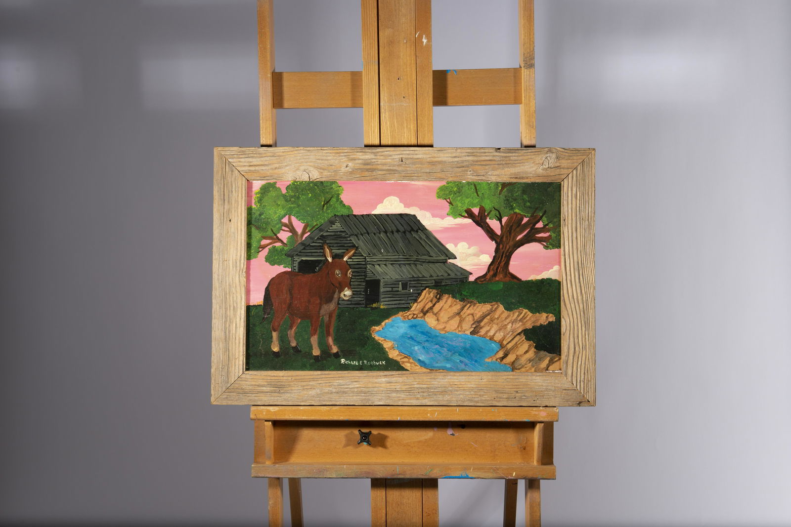 Richard E Roebuck Painting (mule) (1 of 4)