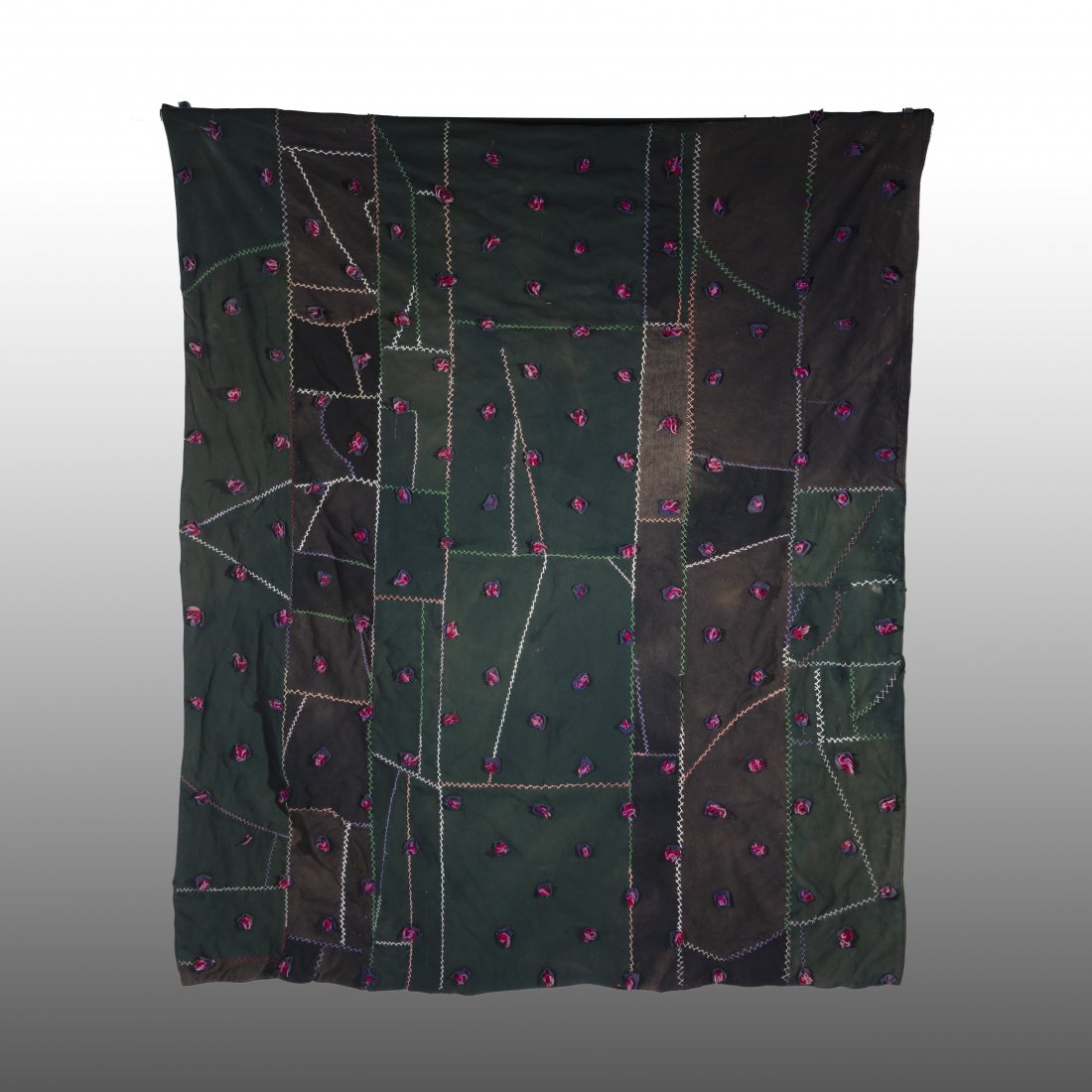 African American Quilt flowers (with provenance) (1 of 2)