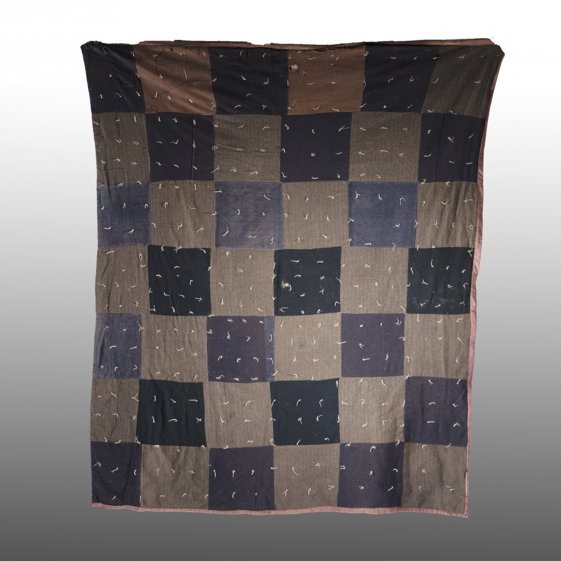 African American Quilt (black green squares) (1 of 2)