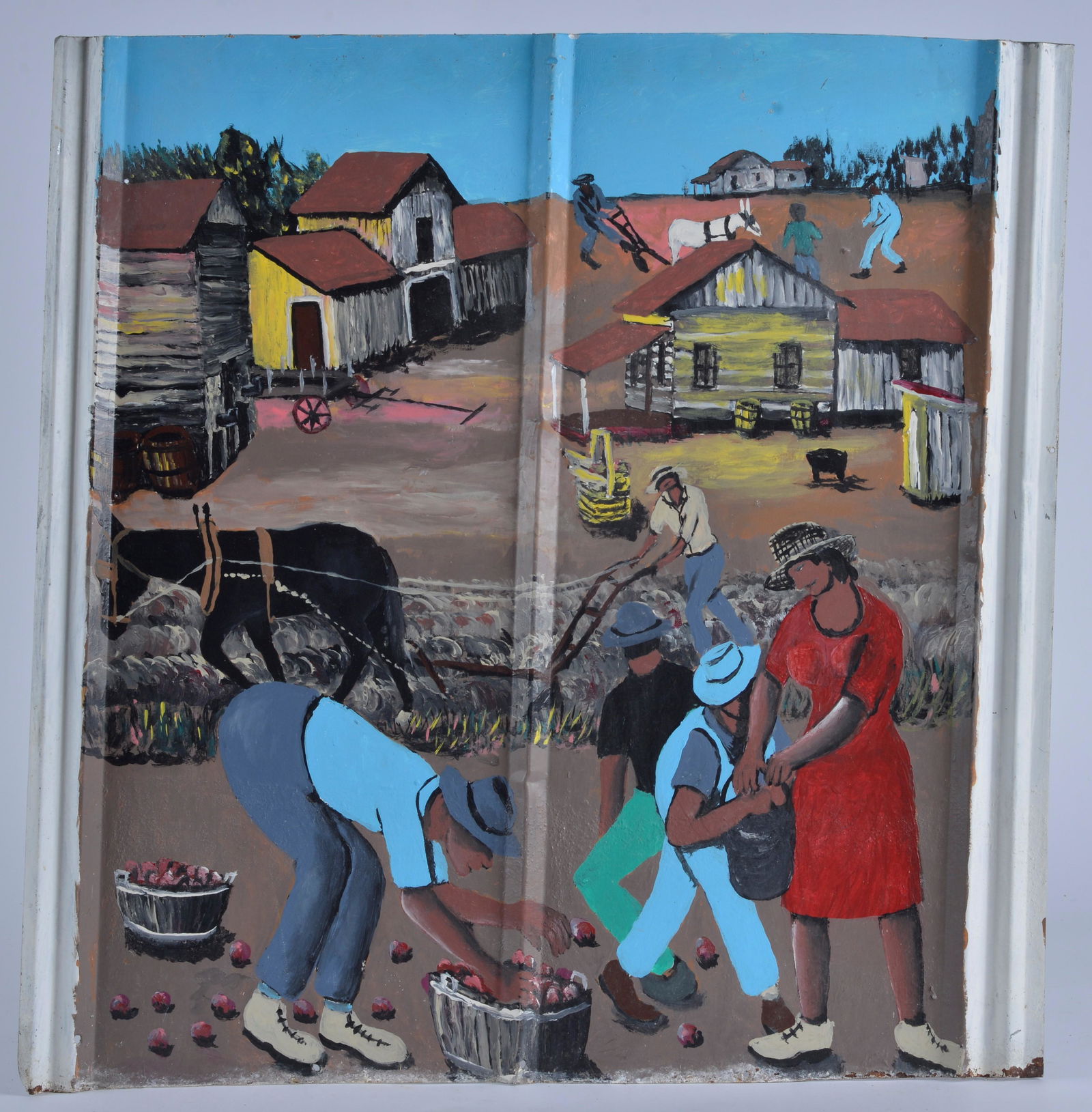 Arbon Lane painting (bending over apples) (1 of 6)