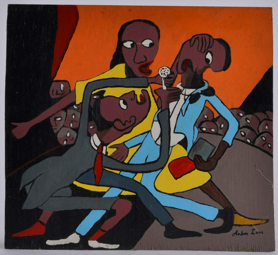 Arbon Lane Folk Art Painting (jazz singers) (1 of 5)