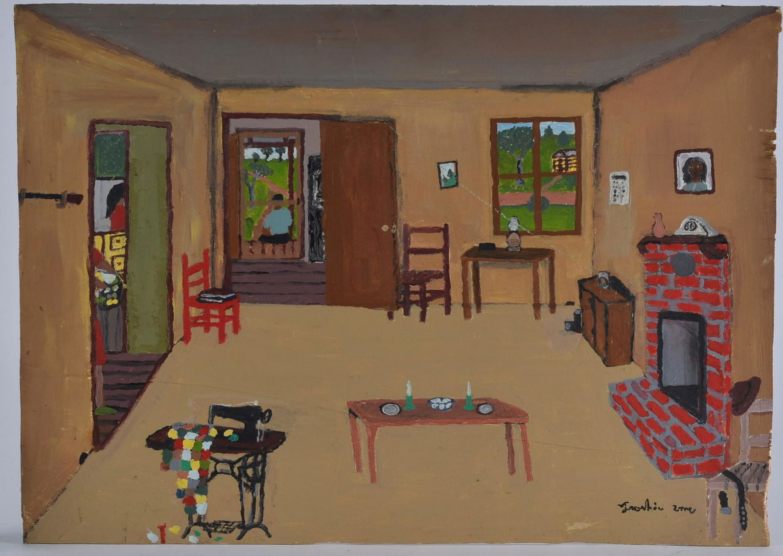 Frankie Lane Painting (sewing machine) (1 of 6)