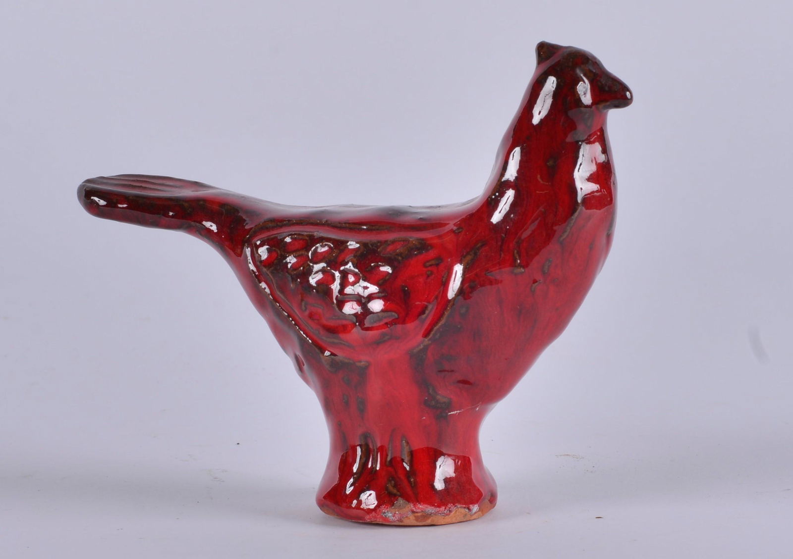 Charles Moore Red Glazed Bird (1 of 4)