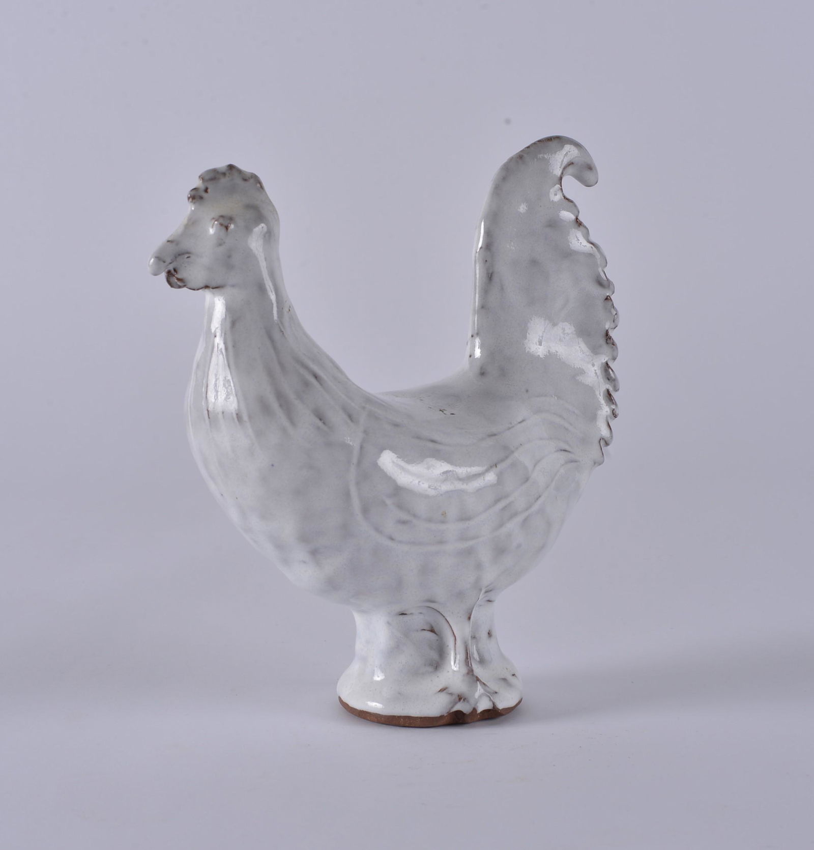 Charles Moore (salt glaze): Salt galze,Jugtown stamp, signed Chrales Moore 1986, height 8.5"