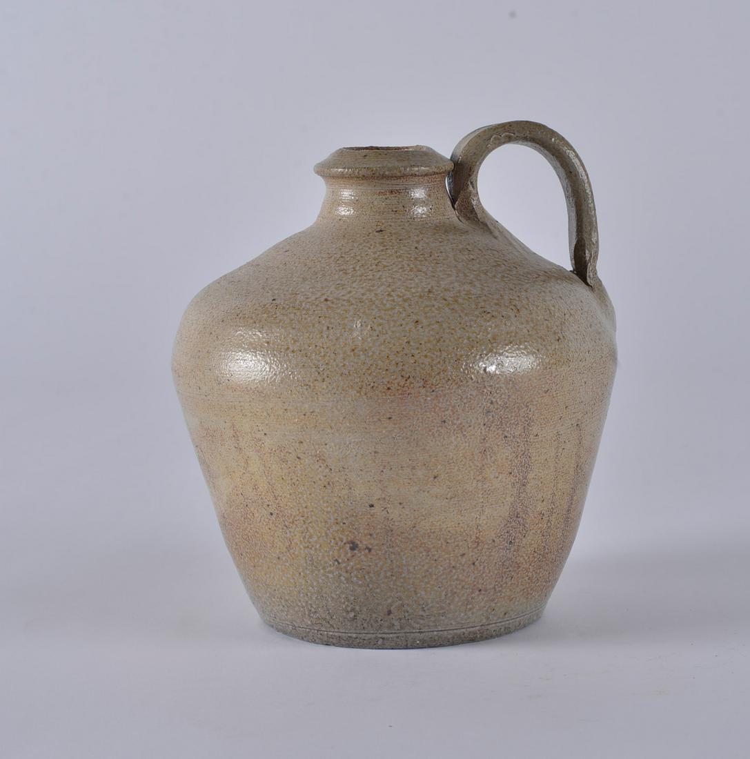 Charles Moore Jug (Salt Glaze): Signed Chalres Moore on botton, second kiln, height 8"