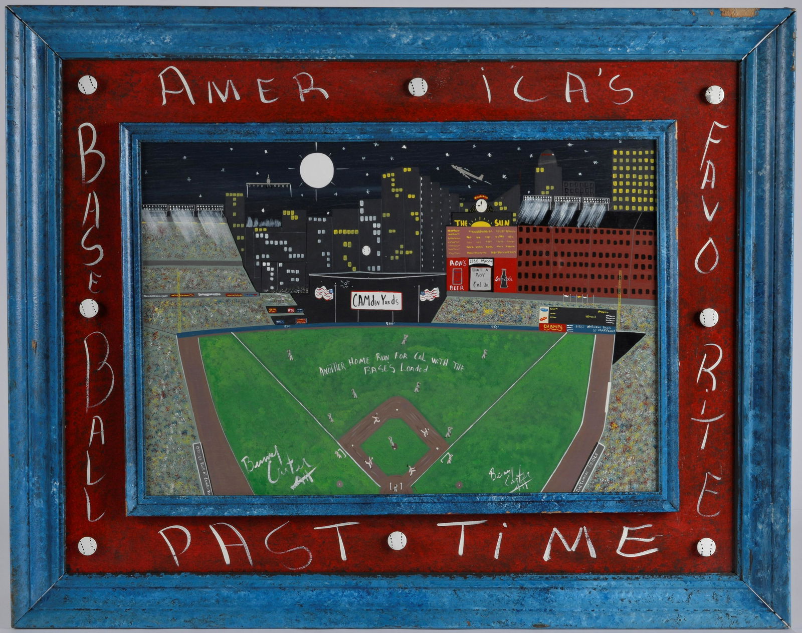 Benny Carter Folk Art Painting (Camden Yards) (1 of 5)