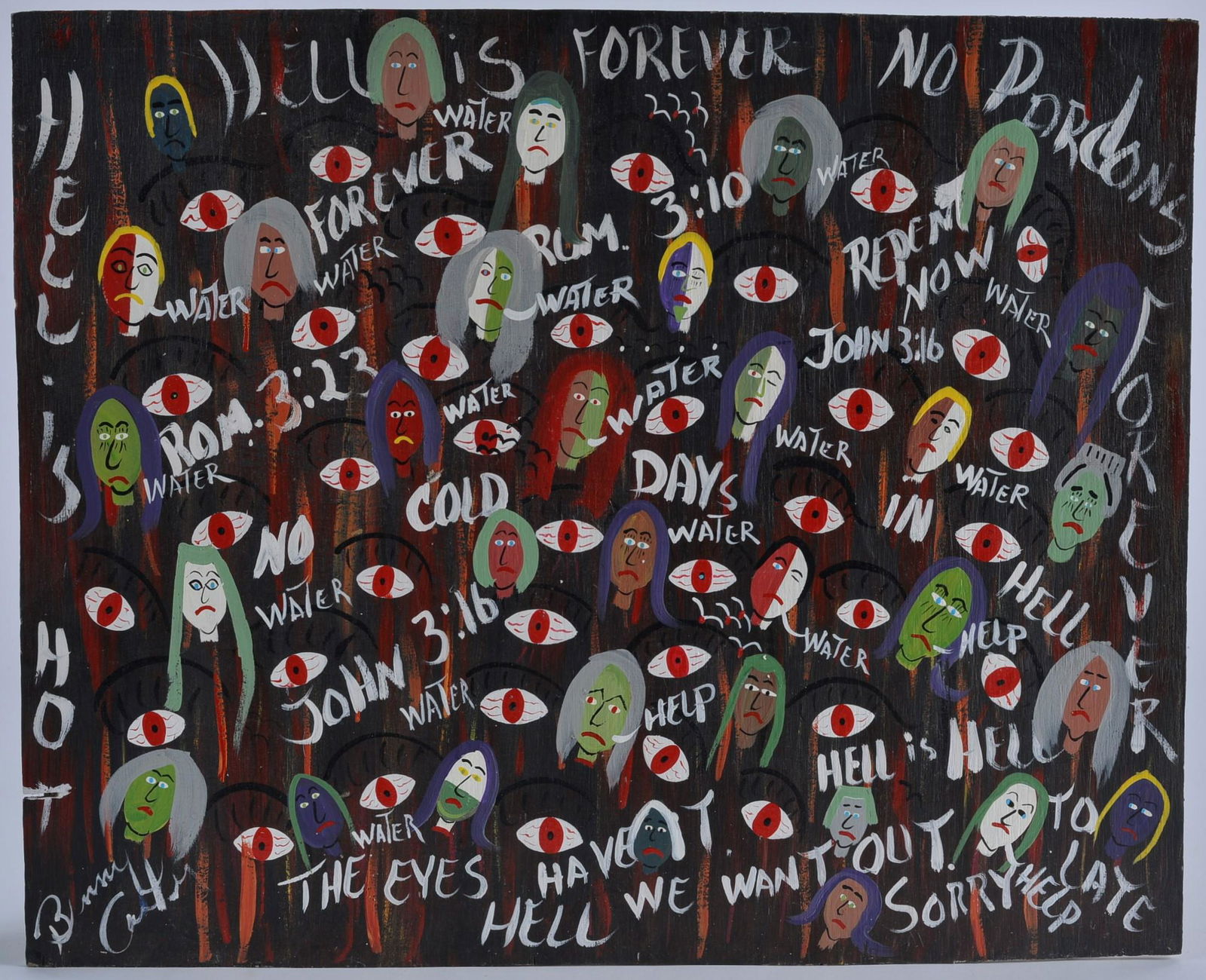 Benny Carter Painting on Plywood (1 of 6)