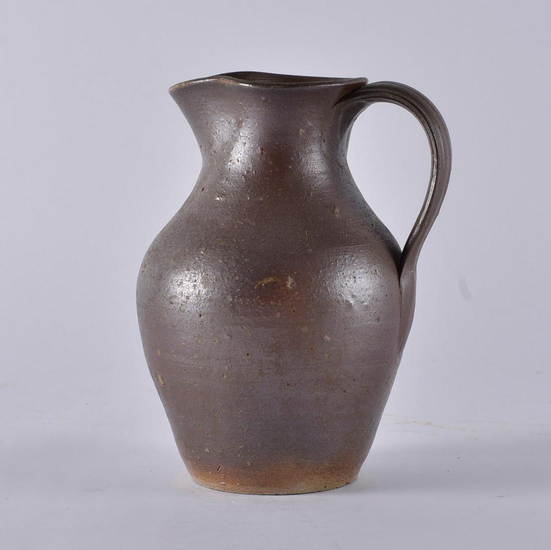 North Carolina Salt Glazed Pitcher (1 of 3)