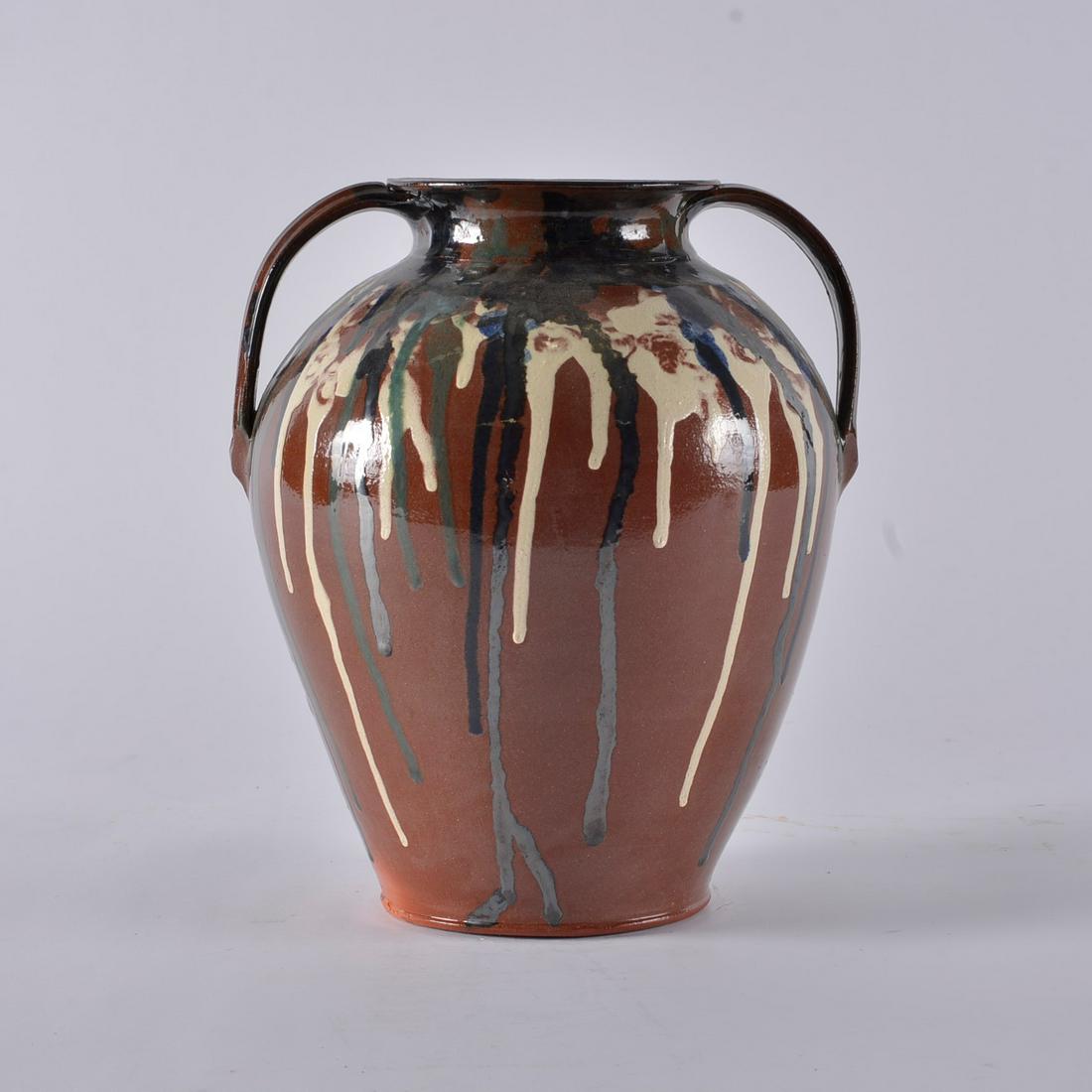 Billy Ray Hussey 2 handled vase (1 of 7)