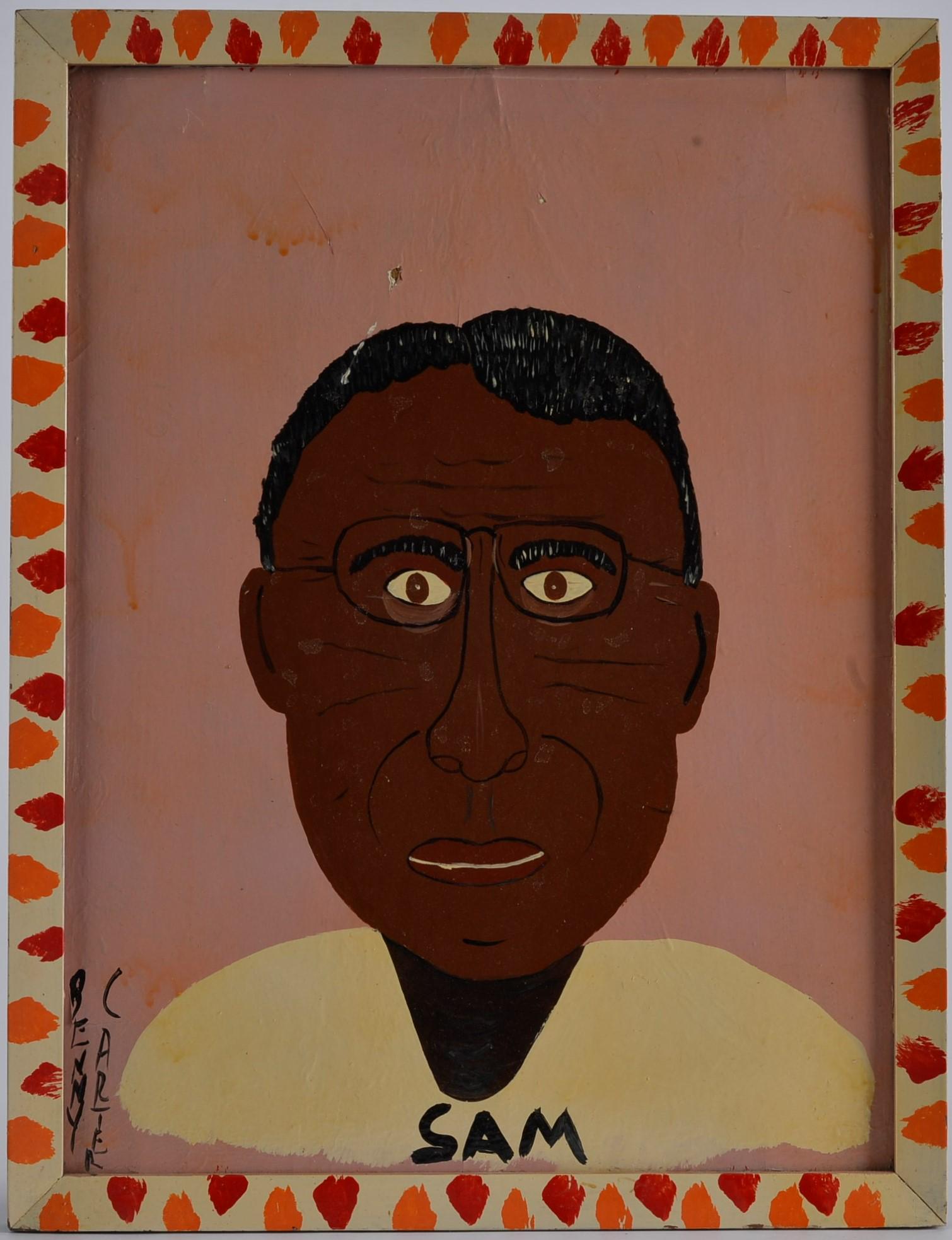 Benny Carter painting of Sam Doyle (1 of 4)