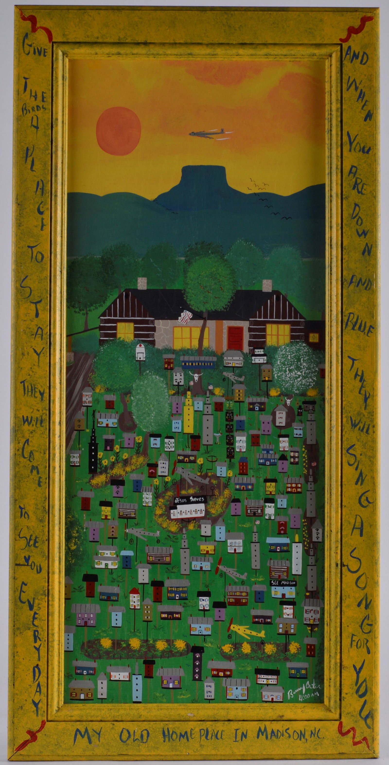 Benny Carter Folk Art Painting (my old homeplace) (1 of 8)