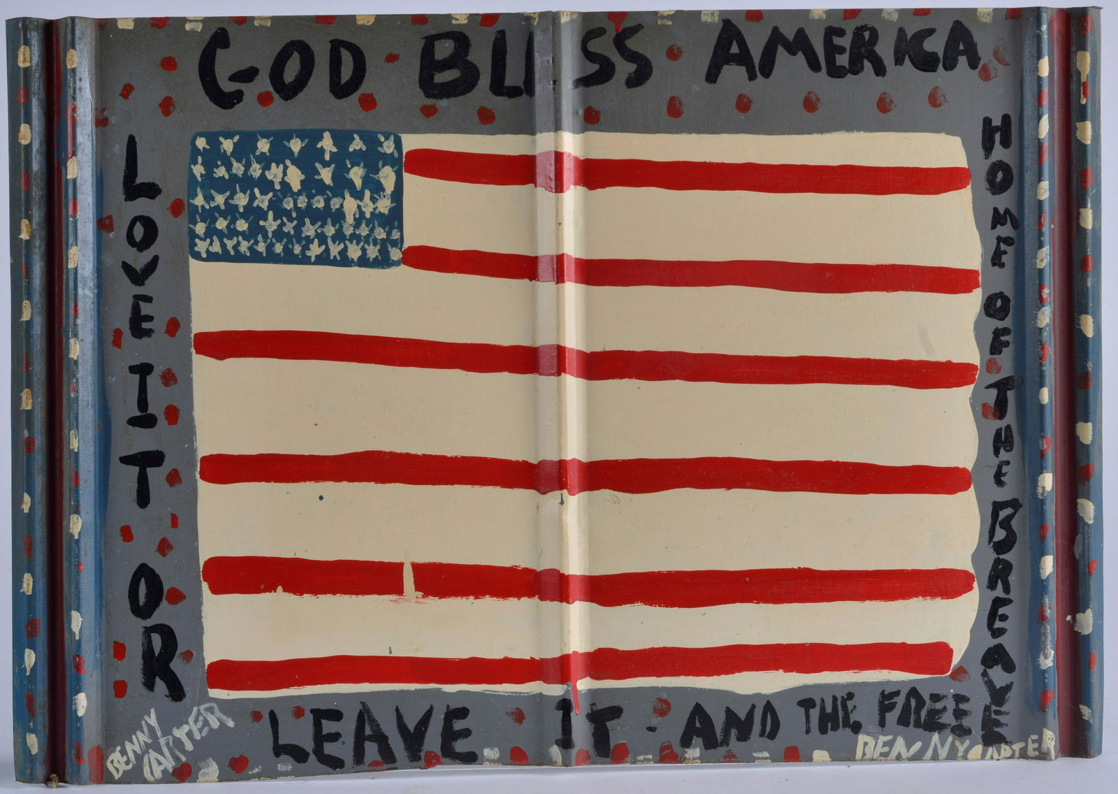 Benny Carter Folk Art (american flag) (1 of 5)