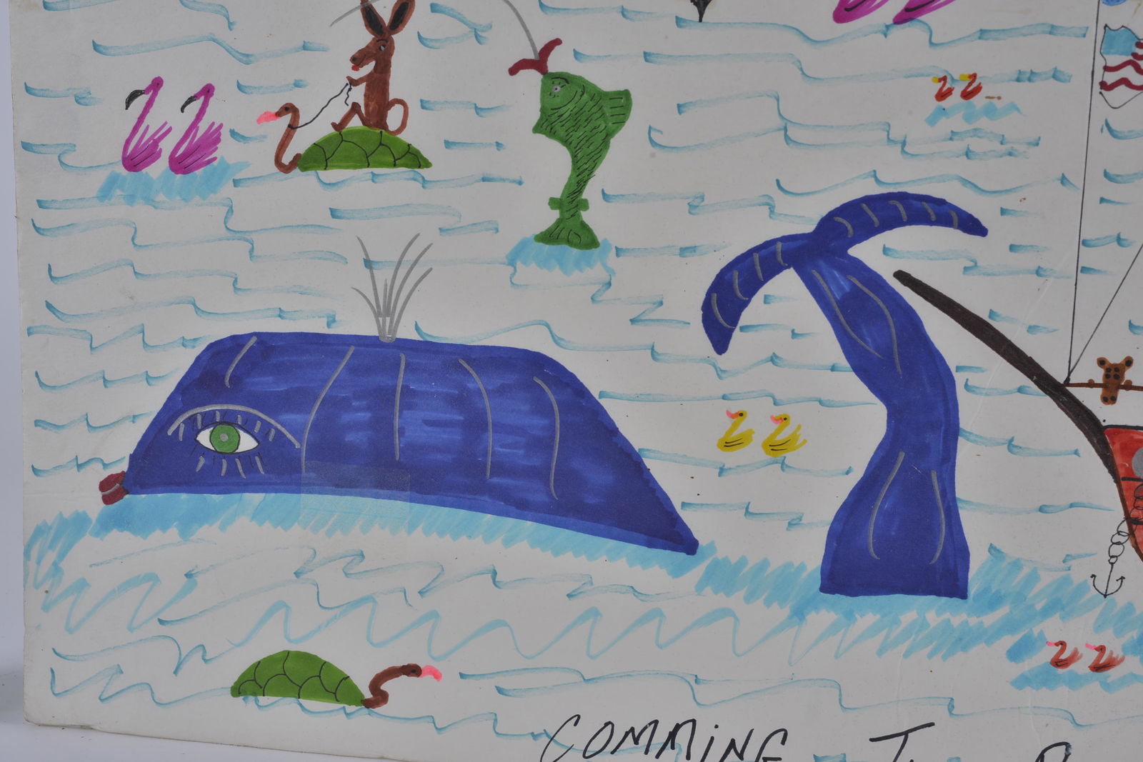 Benny Carter Folk Art (marker on poster board) (1 of 5)