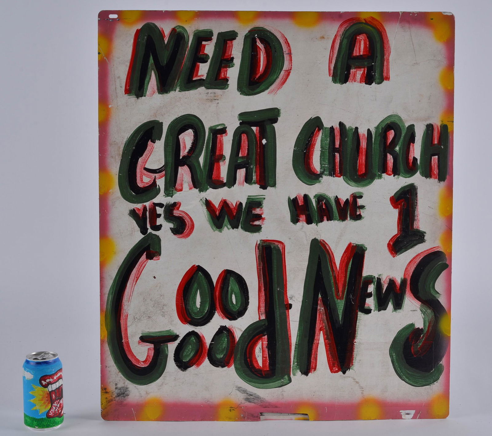 Benny Carter Folk Art (church sign) (1 of 2)