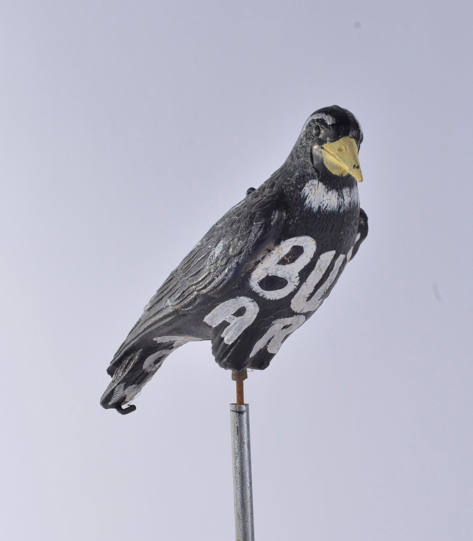 Benny Carter Folk Art Painted Crow (1 of 5)