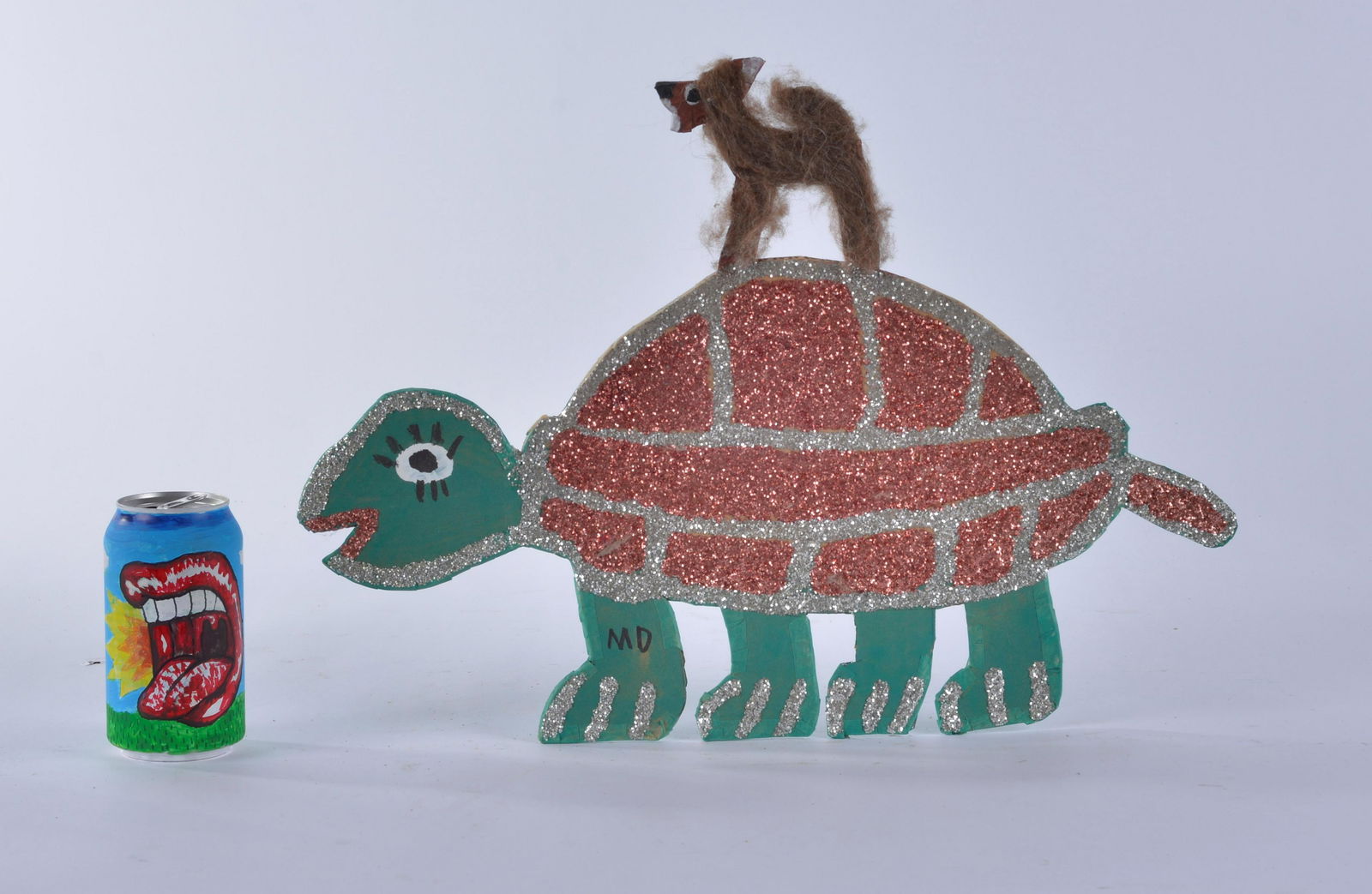 Mamie Deschillie (1920 - 2010) Folk Art Turtle (1 of 4)
