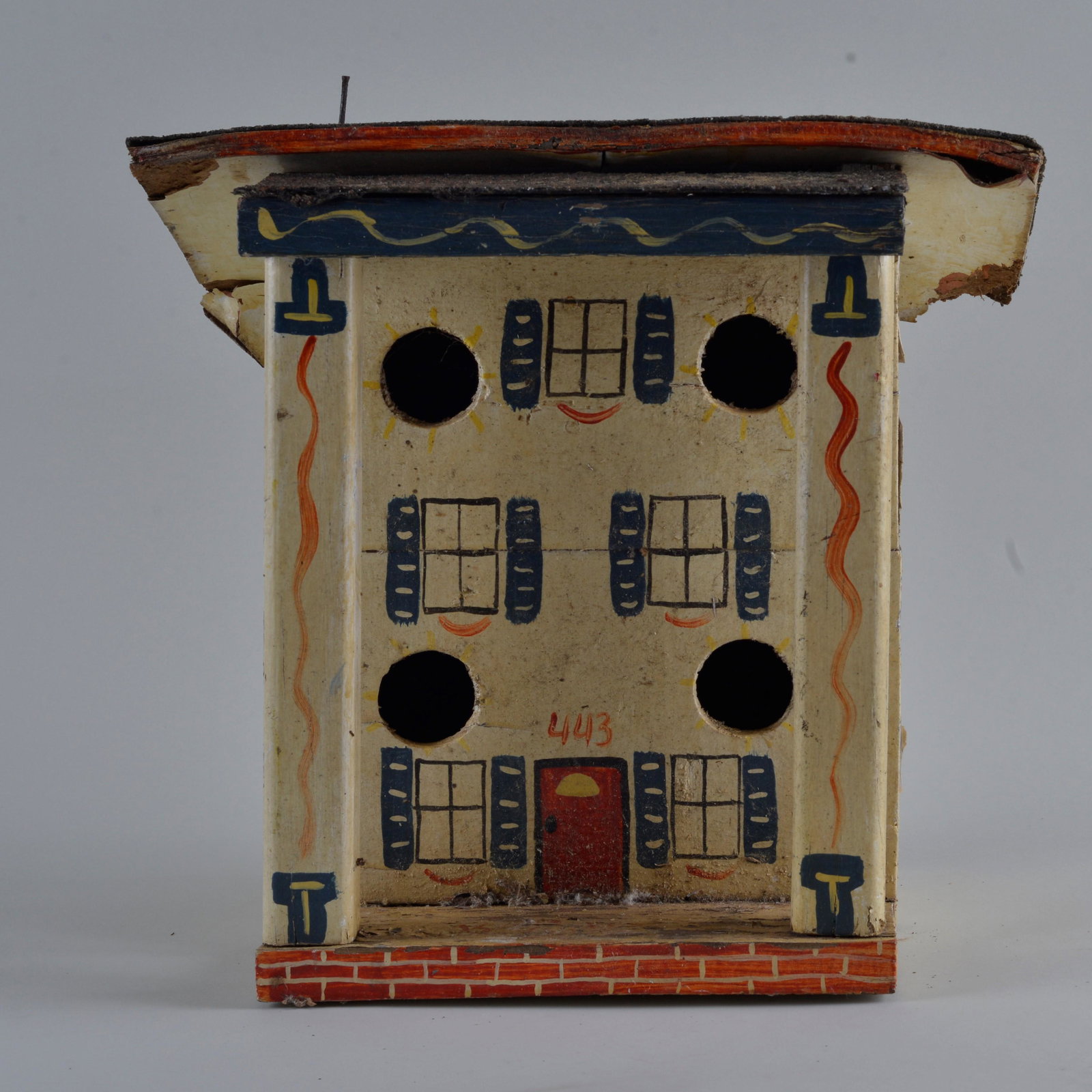 Benny Carter (environmental) Folk Art Bird House (1 of 3)