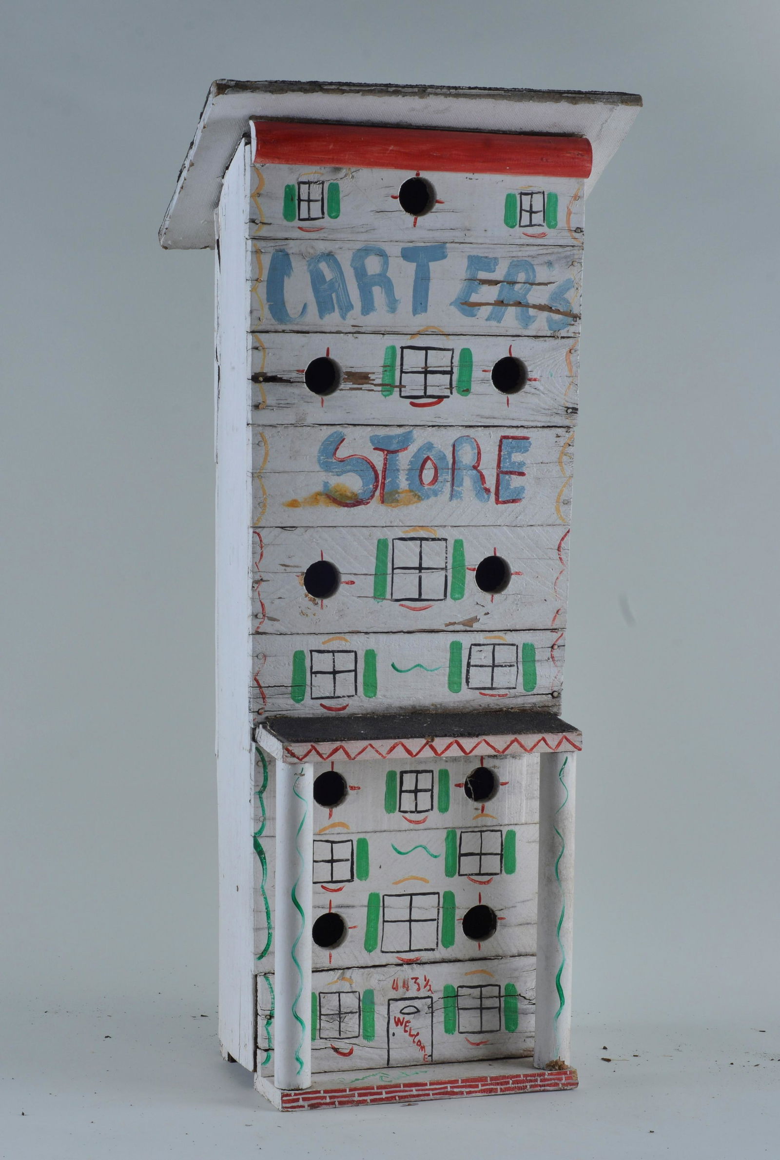Benny Carter (environmental) Folk Art Bird House (1 of 3)