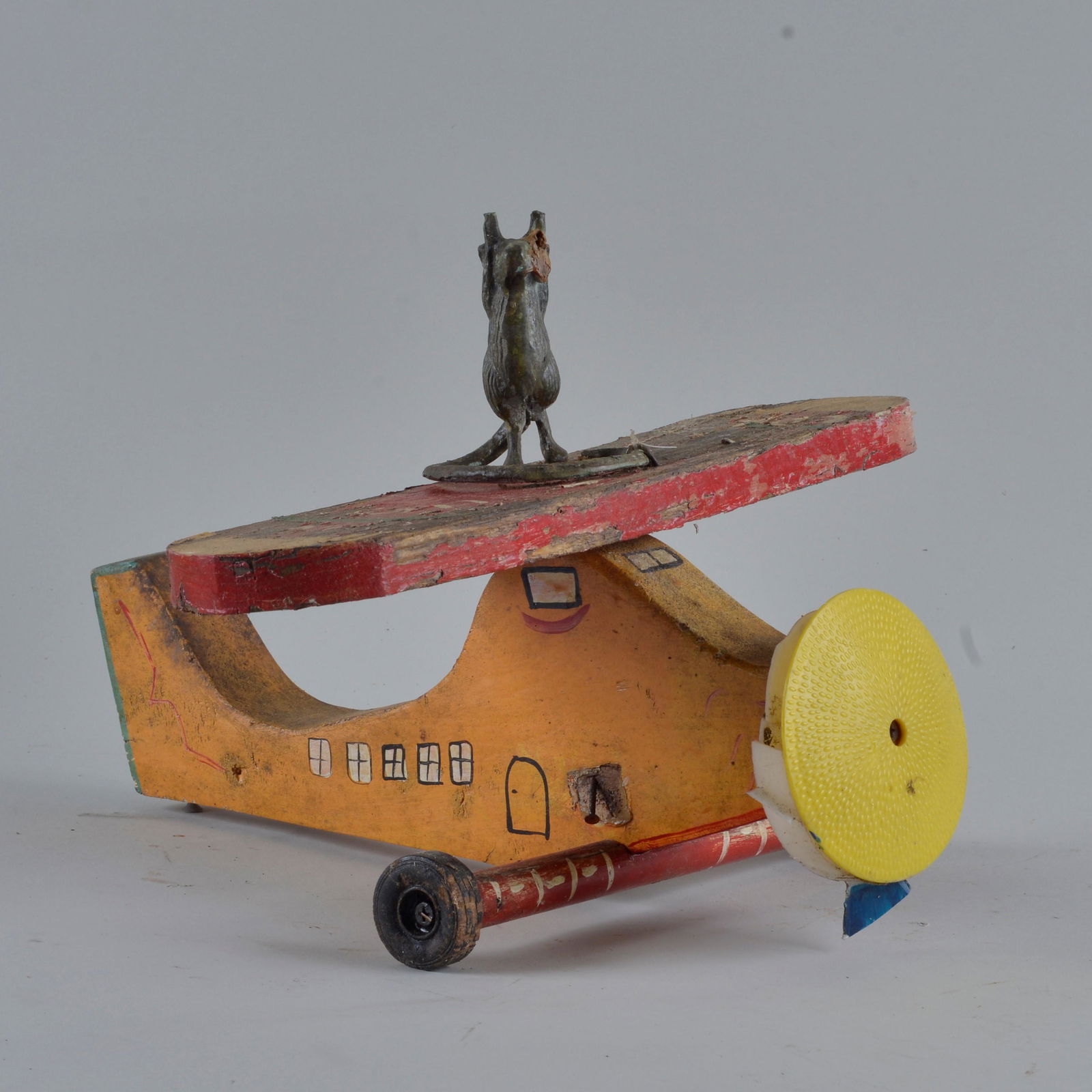 Benny Carter (environmental) Folk Art small Air Plane (1 of 3)
