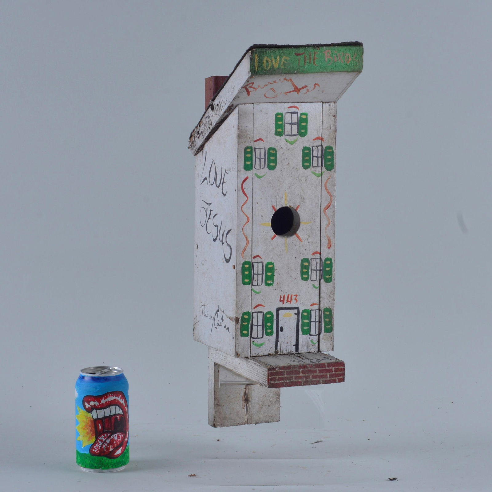 Benny Carter (environmental) Folk Art Bird House (1 of 3)