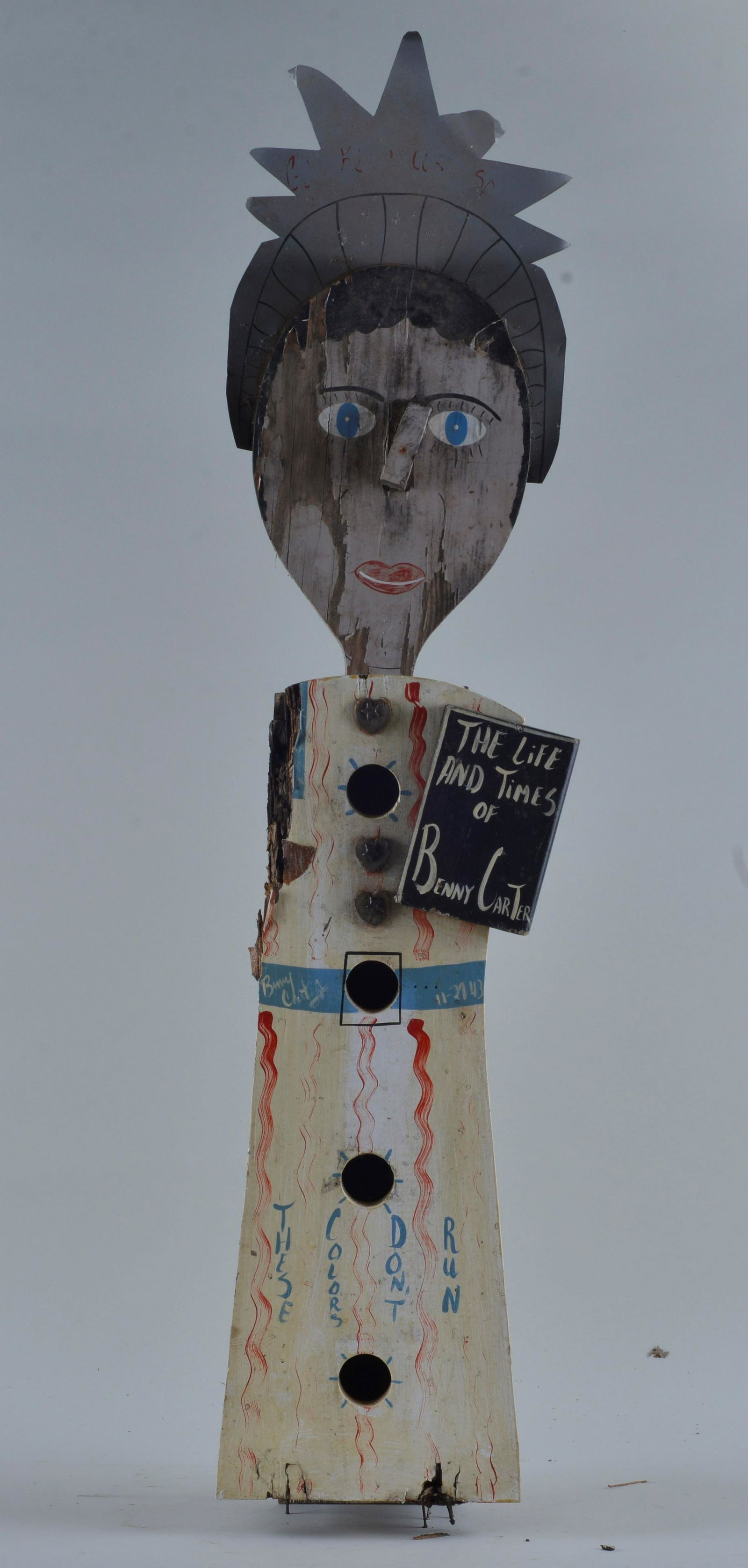 Benny Carter (environmental) Folk Art Bird House (1 of 3)