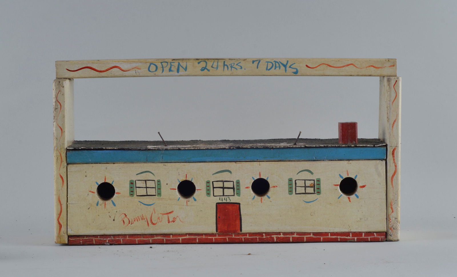 Benny Carter (environmental) Folk Art Bird house (1 of 2)