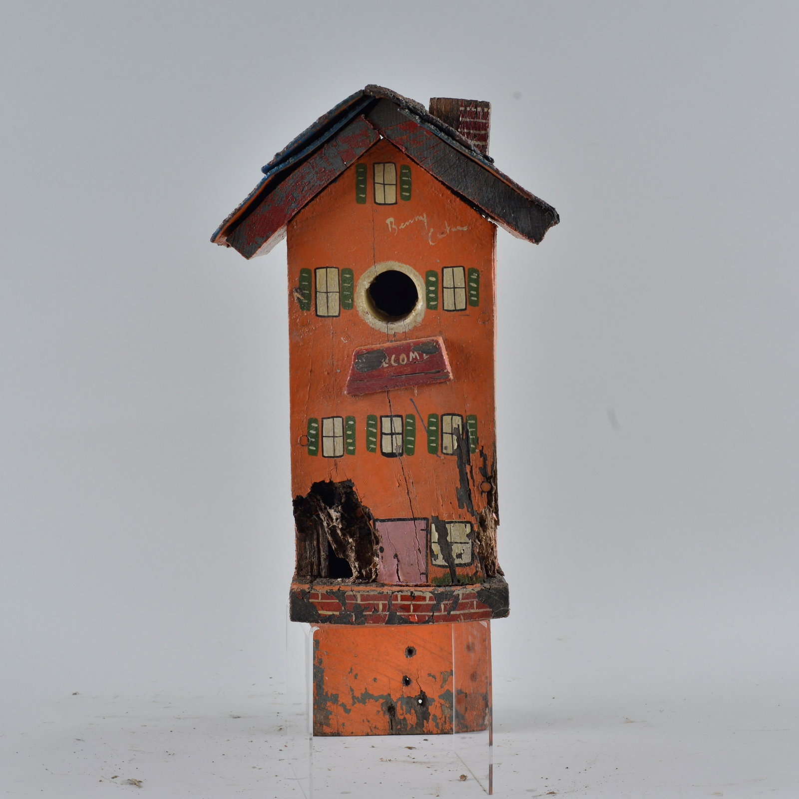 Benny Carter (environmental) Folk Art Birdhouse (1 of 3)
