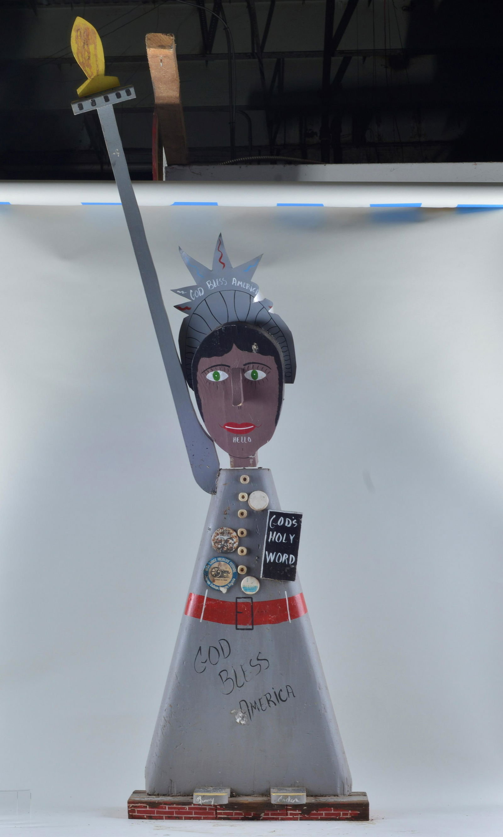 Benny Carter (environmental) Folk Art Statue (1 of 3)