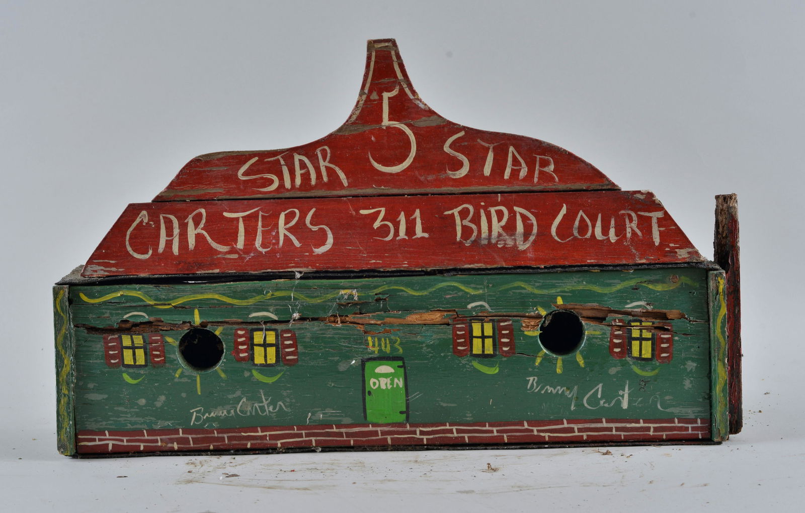 Benny Carter (environmental) Folk Art Birdhouse (1 of 2)