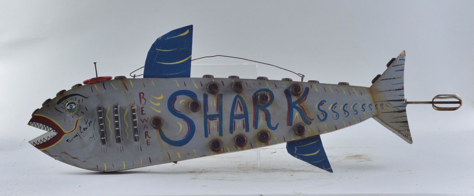 Benny Carter (environmental) Folk Art Shark (1 of 2)