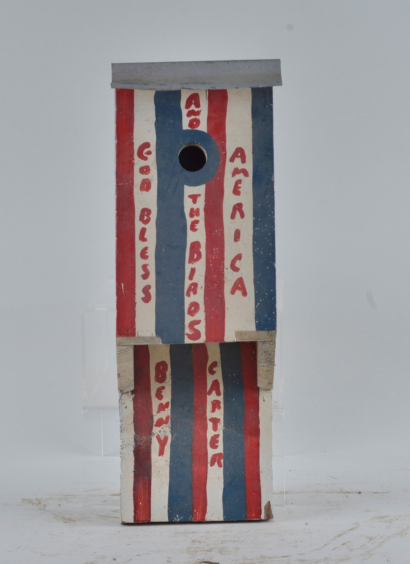 Benny Carter (environmental) Folk Art Birdhouse (1 of 3)