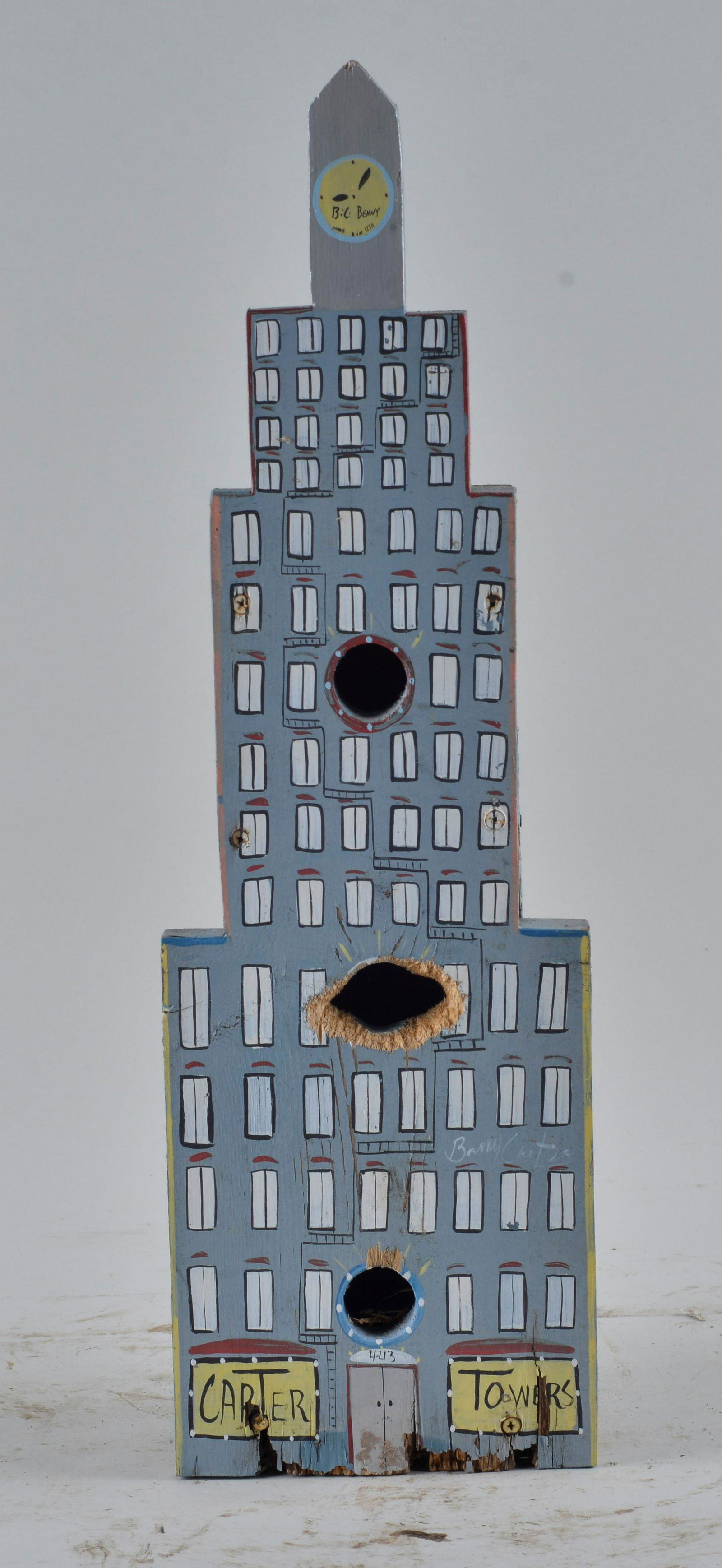 Benny Carter (environmental) Folk Art Birdhouse (1 of 4)