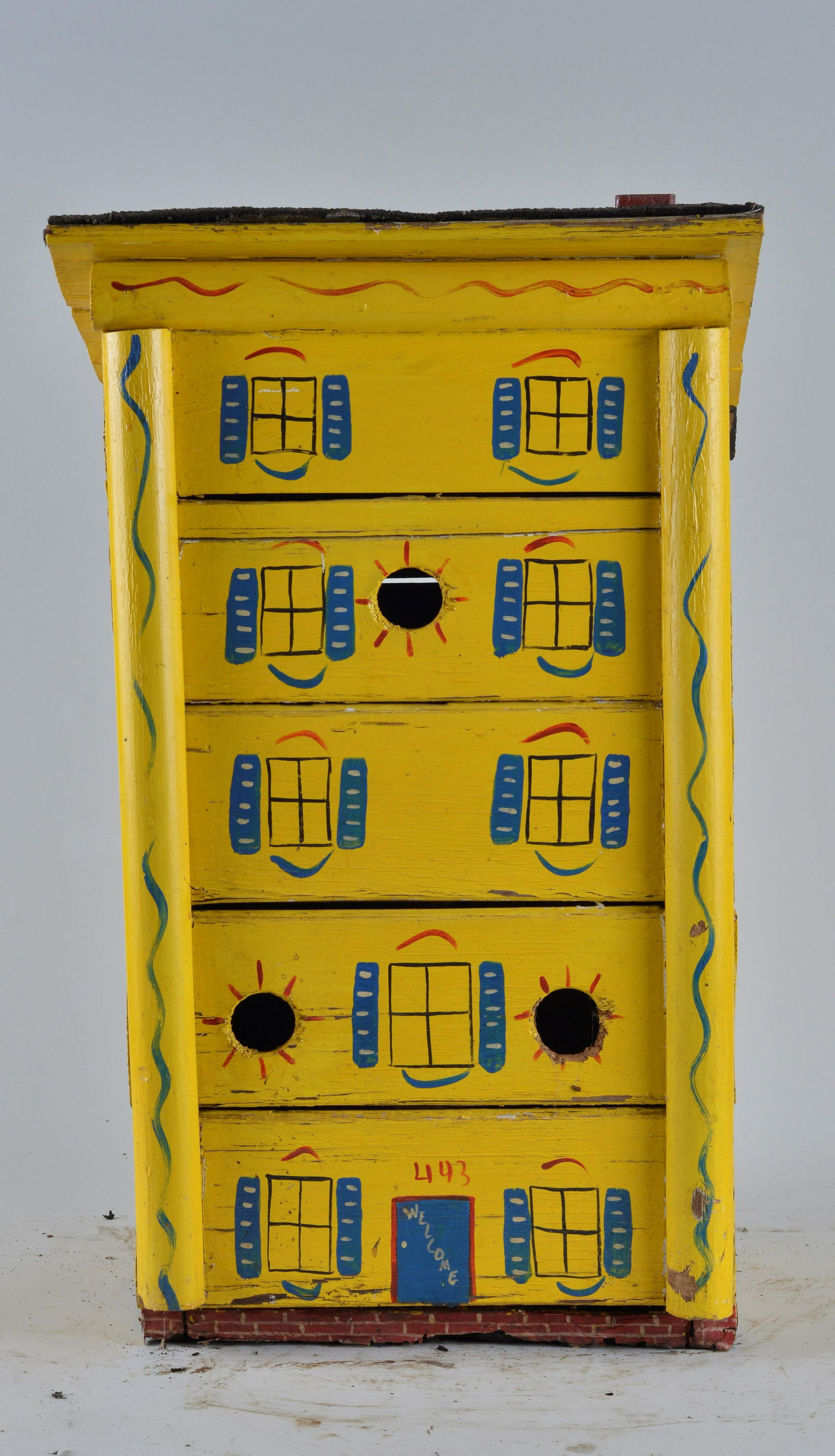 Benny Carter (environmental) Folk Art Birdhouse (1 of 4)