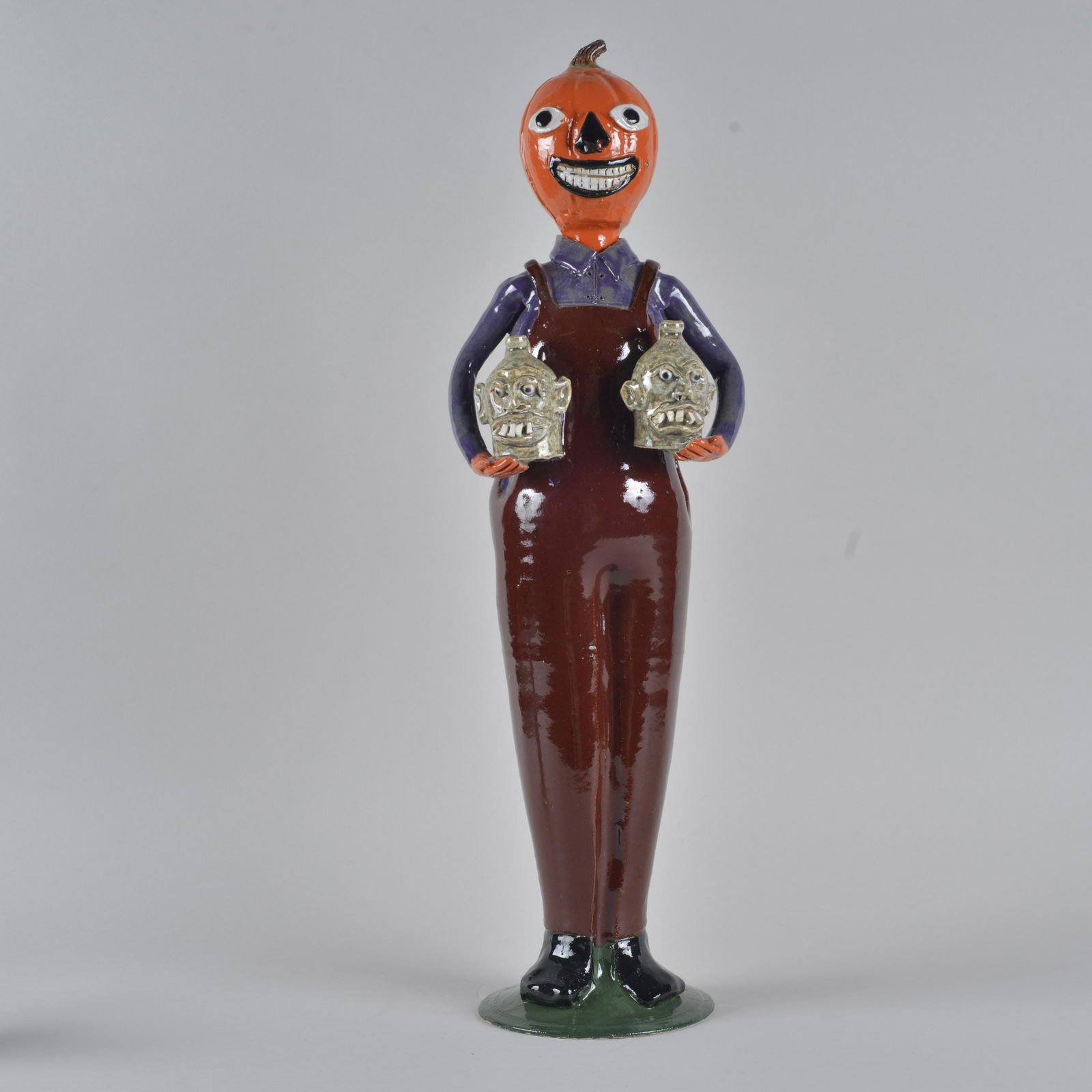 Marvin Bailey Pumpkin Head Statue (1 of 5)