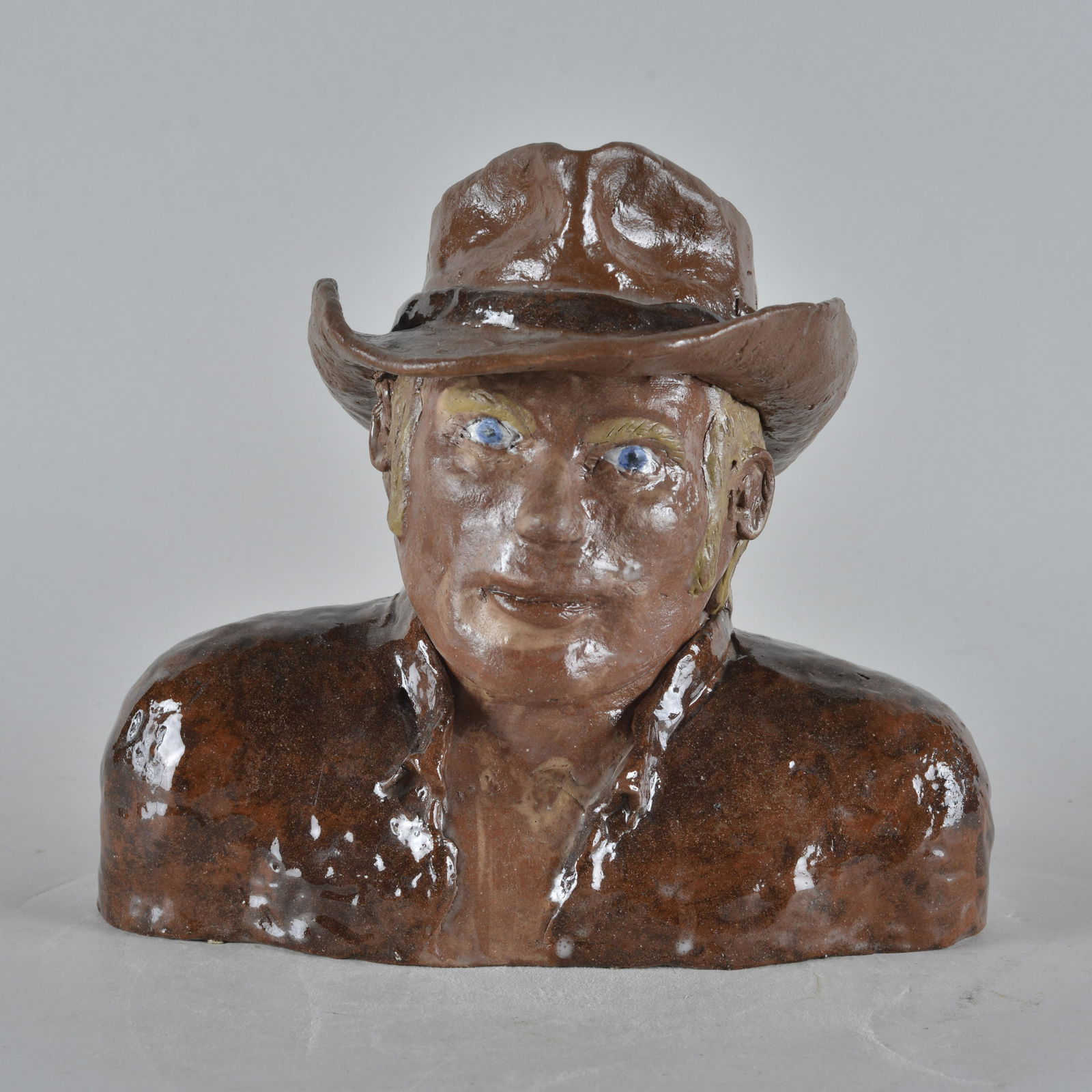 Roger Hicks Pottery Cow Boy (1 of 6)