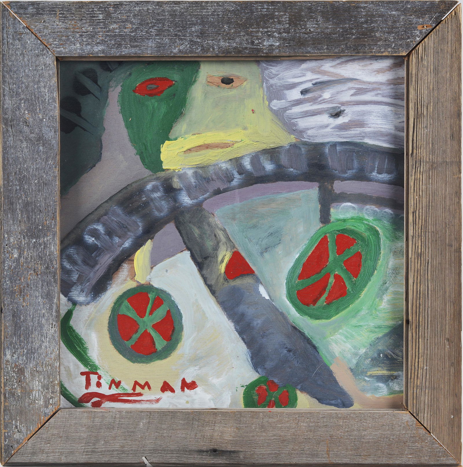 Charlie Lucas Painting on Wood (1 of 4)