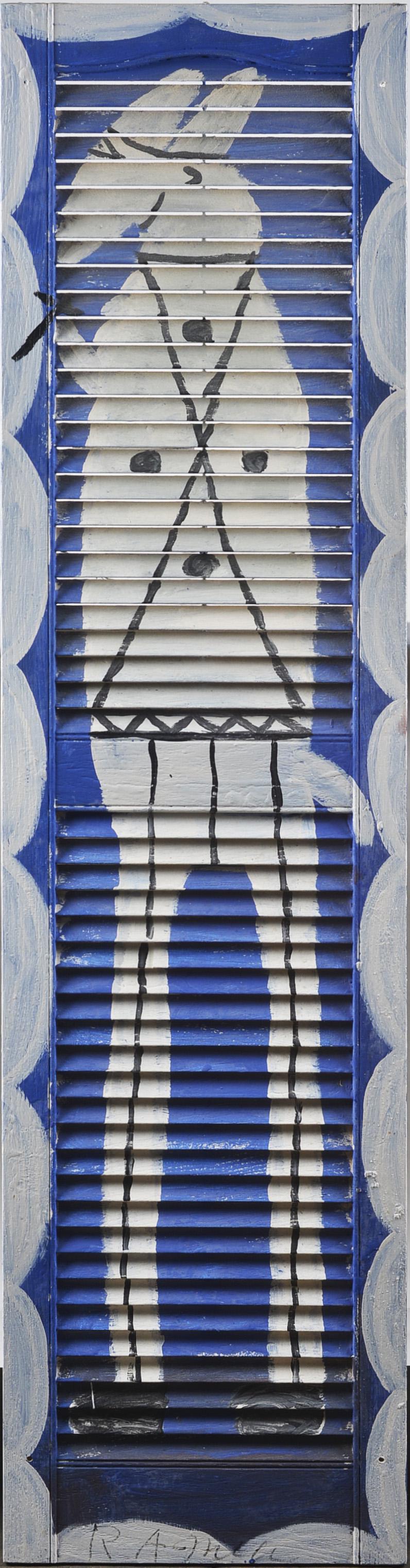 RA Miller Folk Art Painted Shutter (1 of 5)