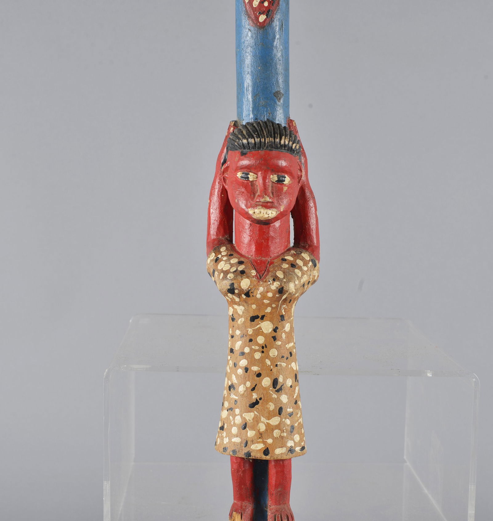 Painted Folk Art Cane (1 of 6)