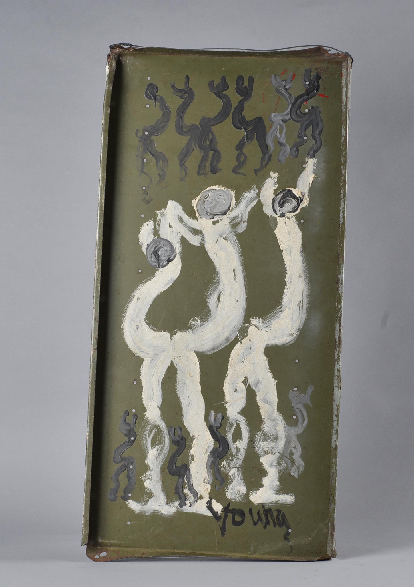 Purvis Young Painting on Metal (1 of 5)